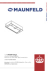Maunfeld Crosby Singl 50 White GL Инструкция по эксплуатации