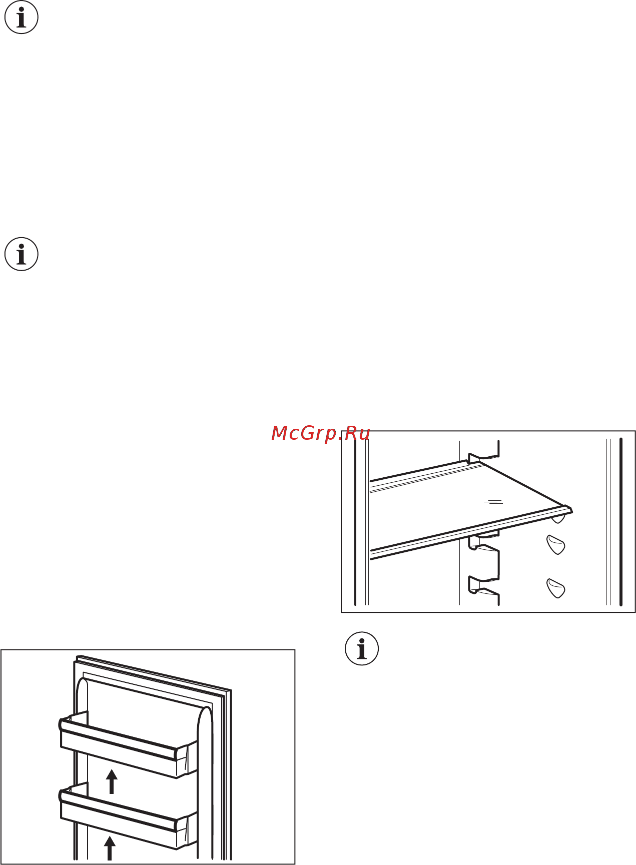AEG SCR418F3LS [11/48] Предупреждение об открытой дверце
