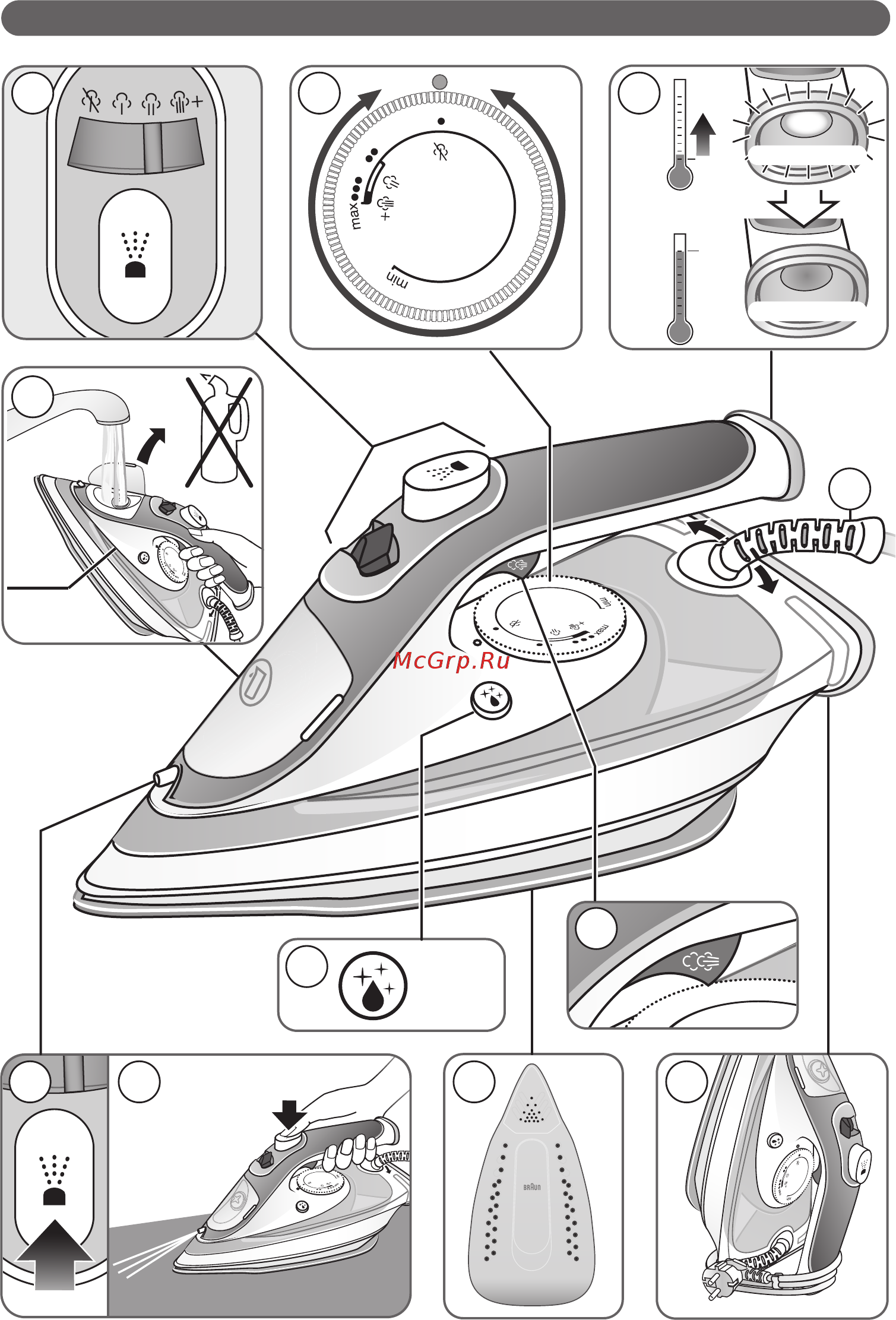Braun 12750007-SI5088BK Инструкция по эксплуатации онлайн [4/52] 563345