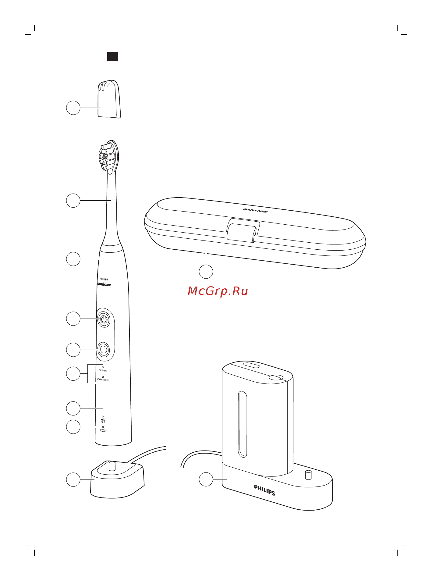Philips HX6850/57 Инструкция по эксплуатации онлайн [3/61] 563350