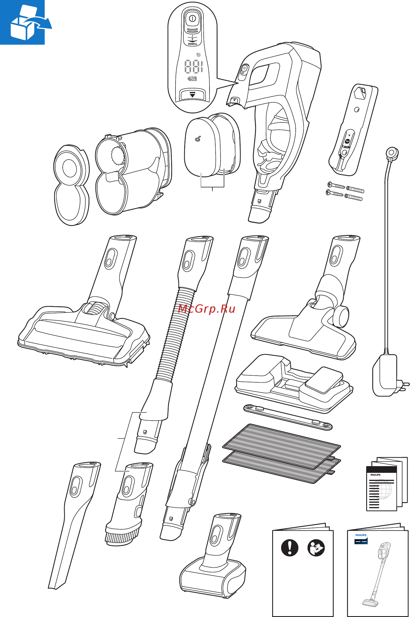Philips XC8147/01 Инструкция по эксплуатации онлайн [3/24] 563565
