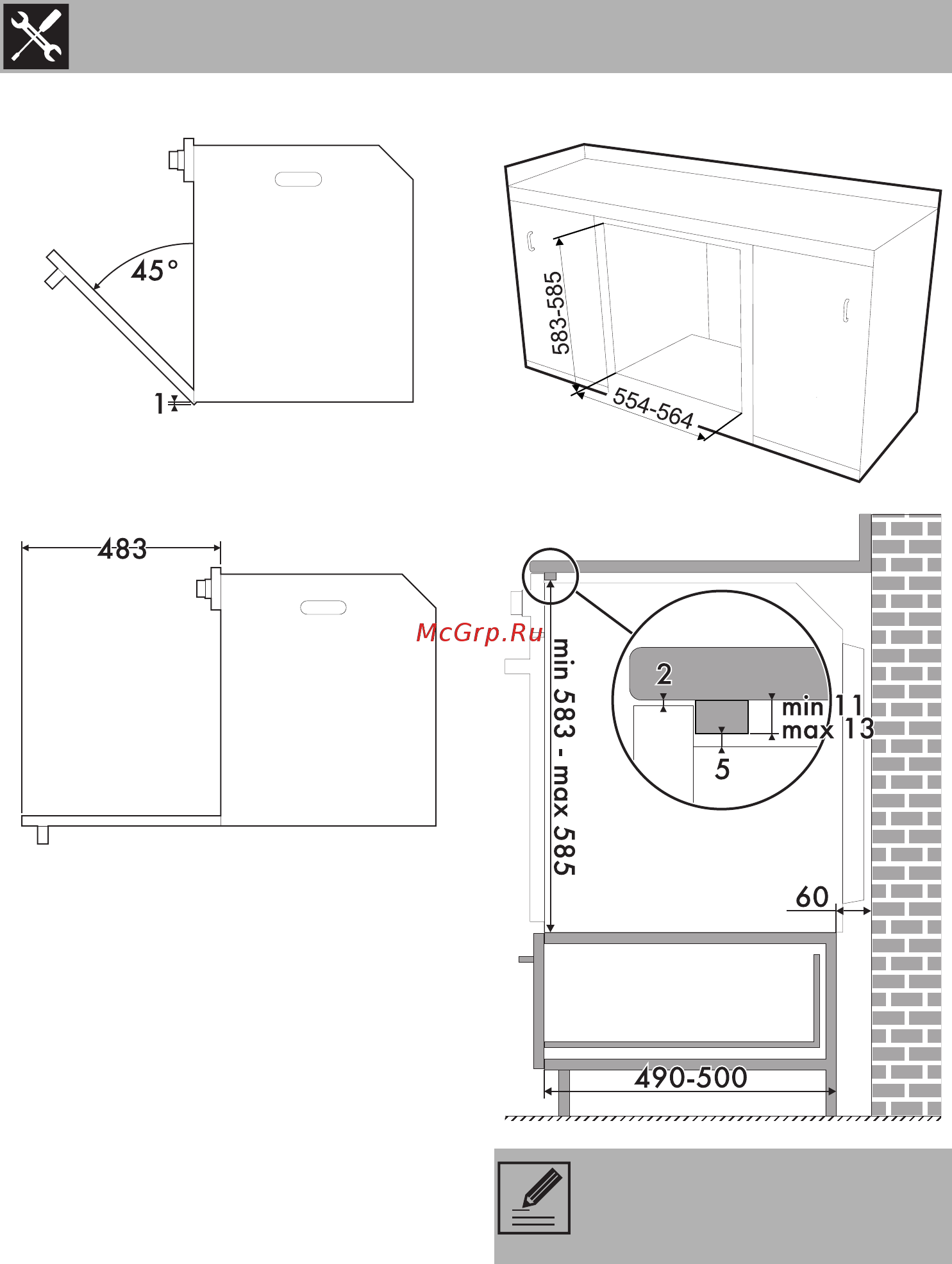 Smeg SF6100VS1 [36/38] Установка