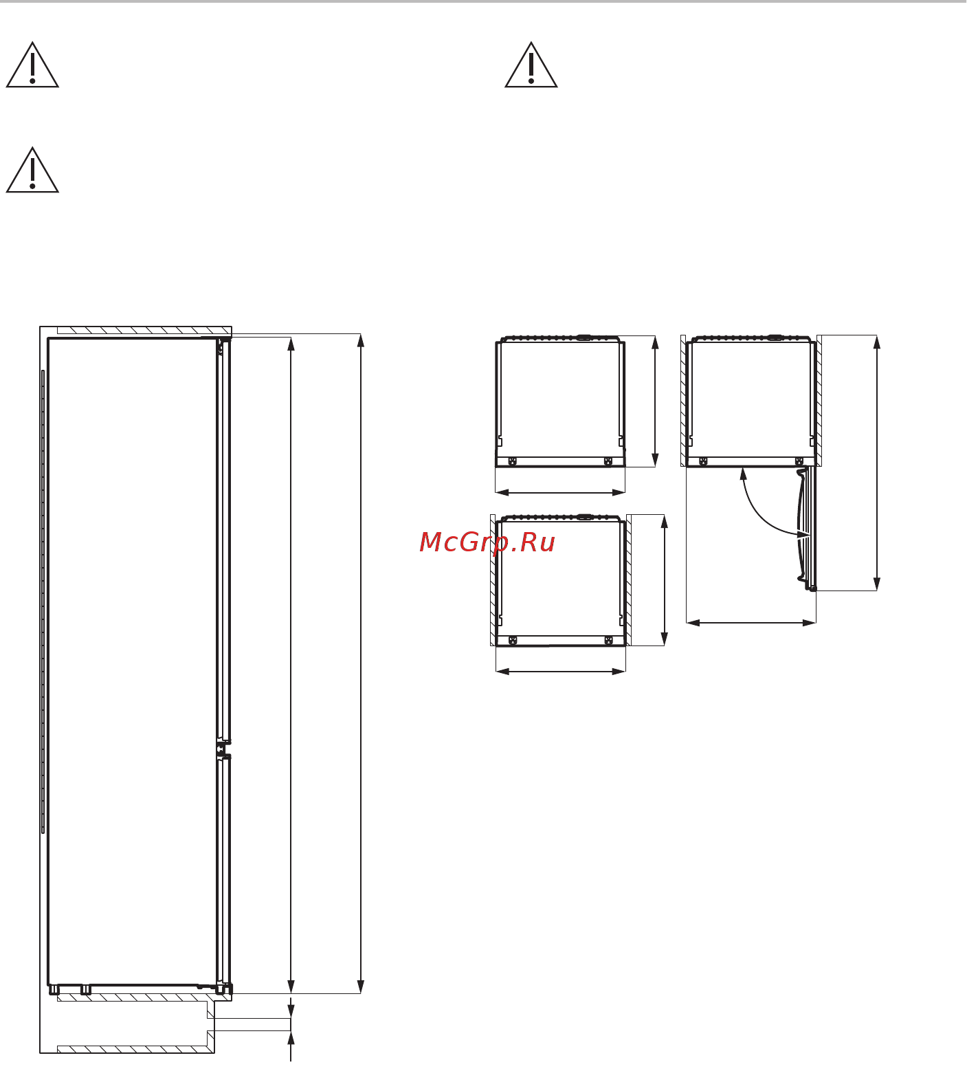 Smeg C8194N3E [31/52] Габаритные размеры