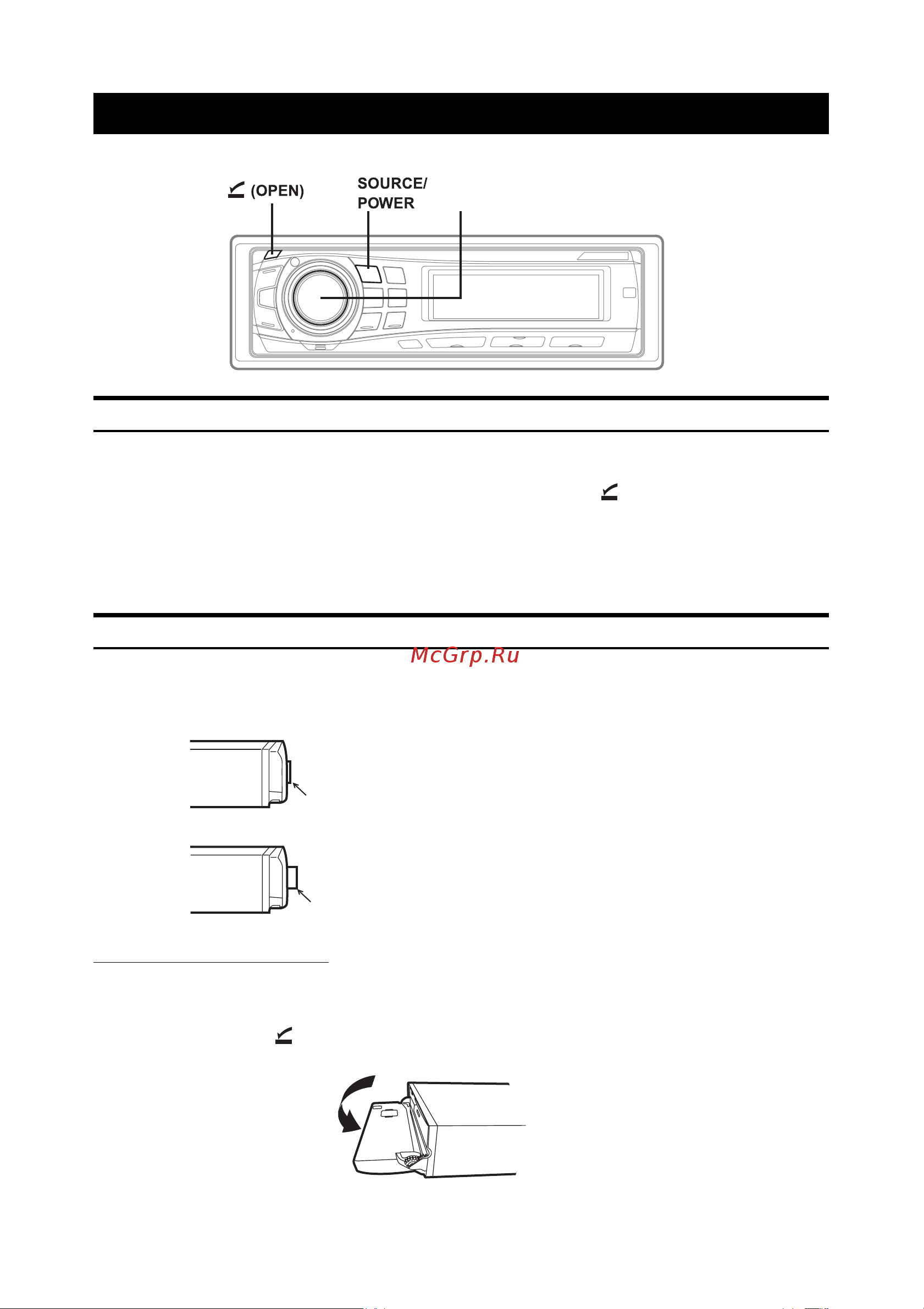 Alpine CDE-9850 Ri [9/54] Основные операции