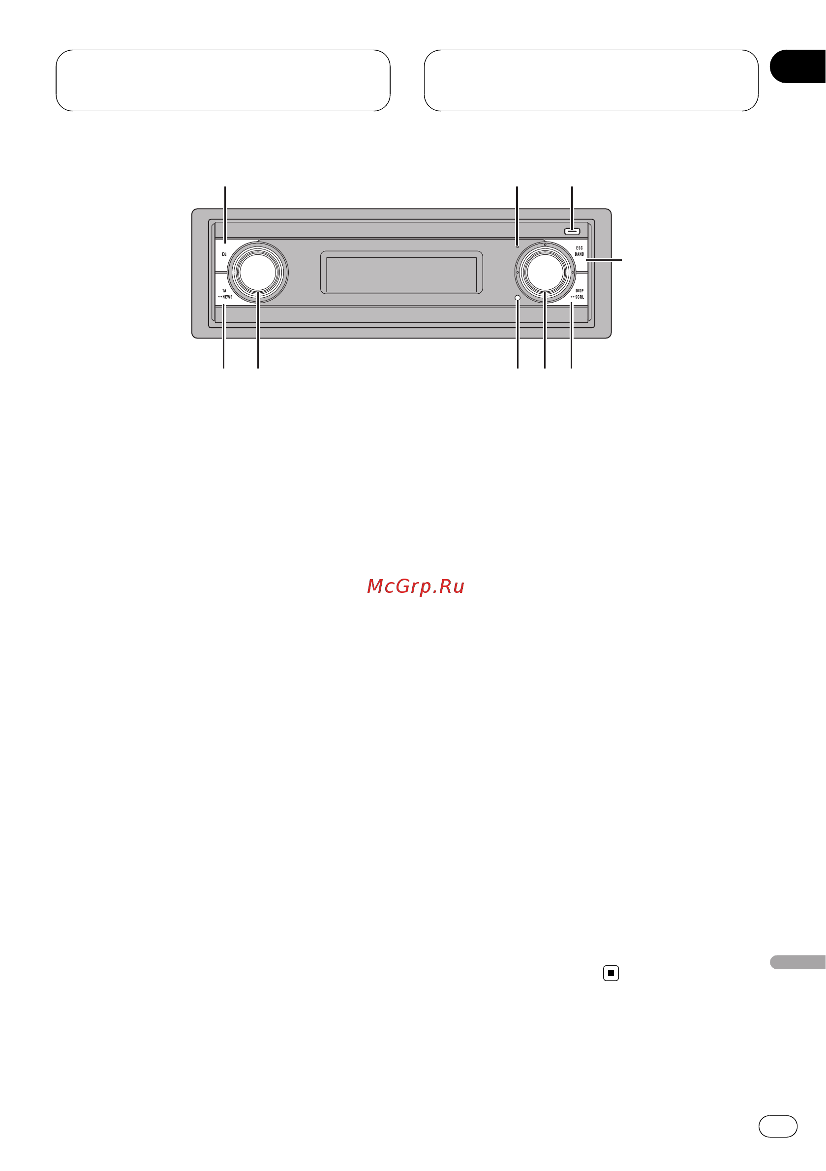 Pioneer DEH-P88 RS [31/123] Описание элементов устройства