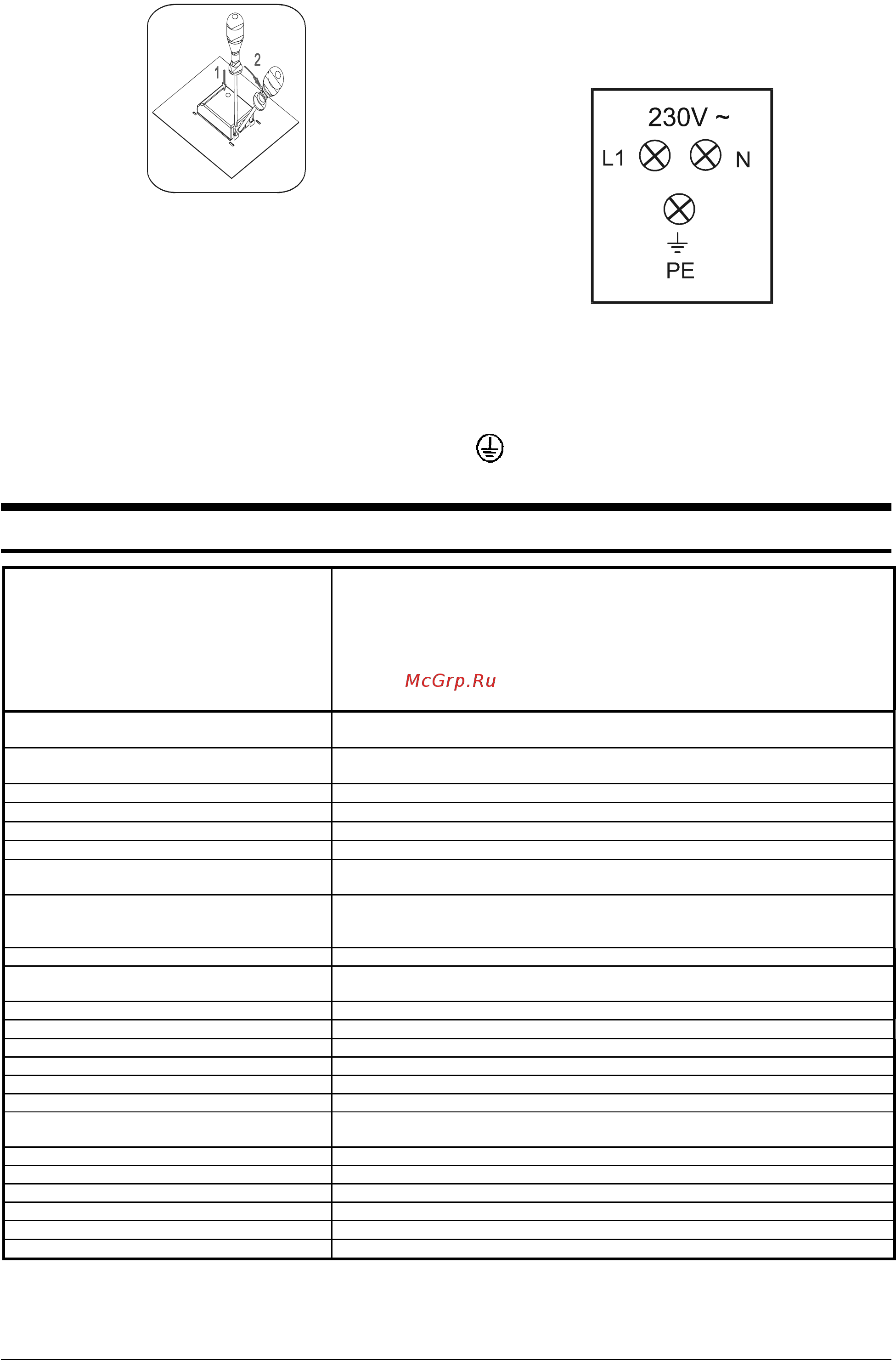 Gorenje B 3530 CS [14/15] Технические данные
