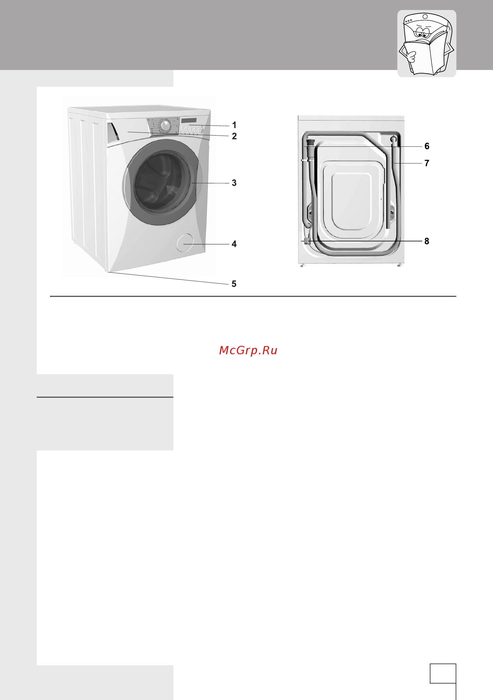 Gorenje WA 63100 [3/44] Описание стиральной машины