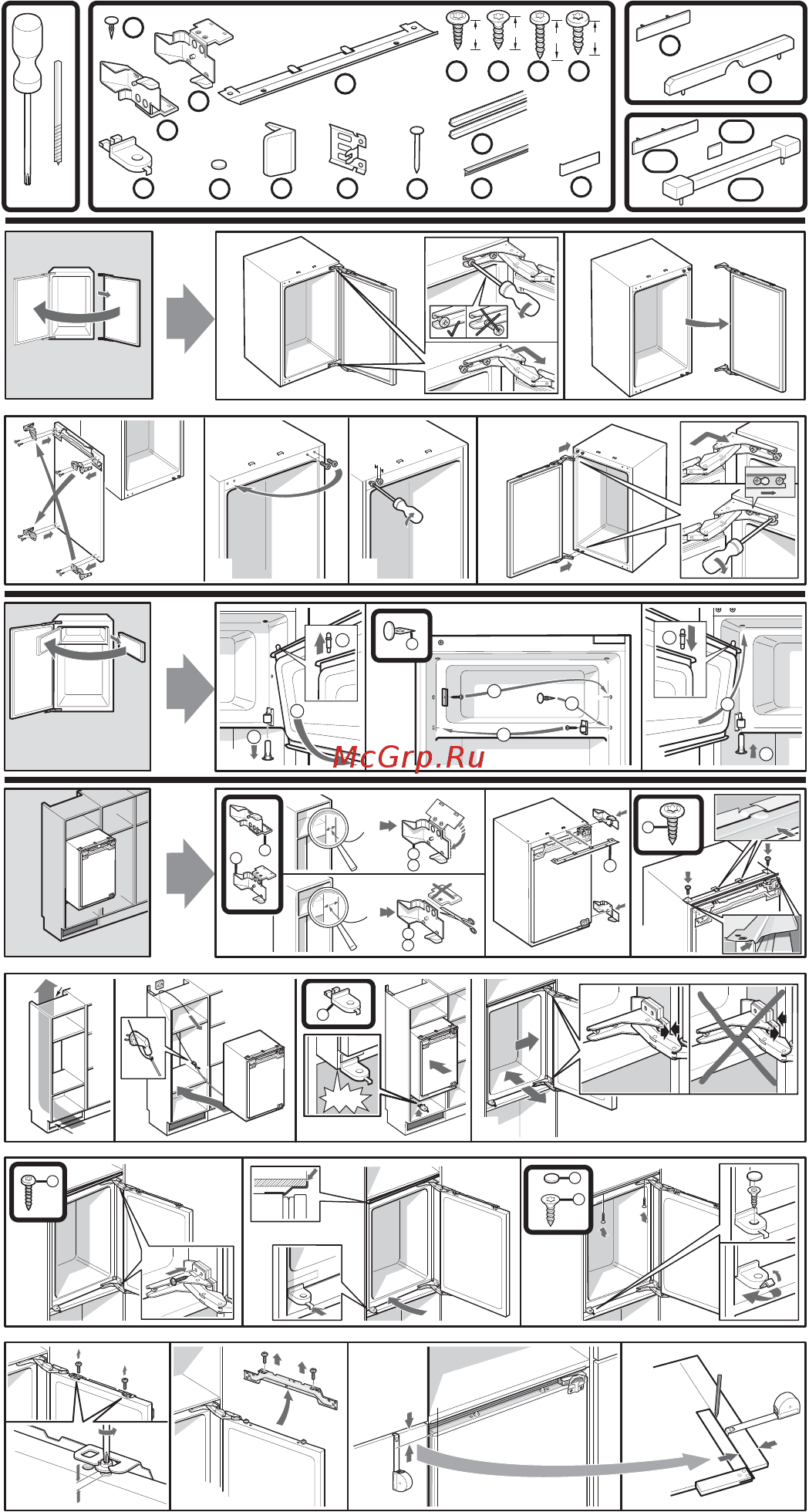 Bosch KIR 20 A50 [21/22] Указания по монтажу
