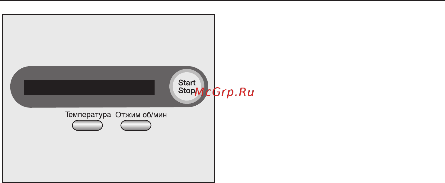 Miele W1714 [11/64] Управление стиральной машиной