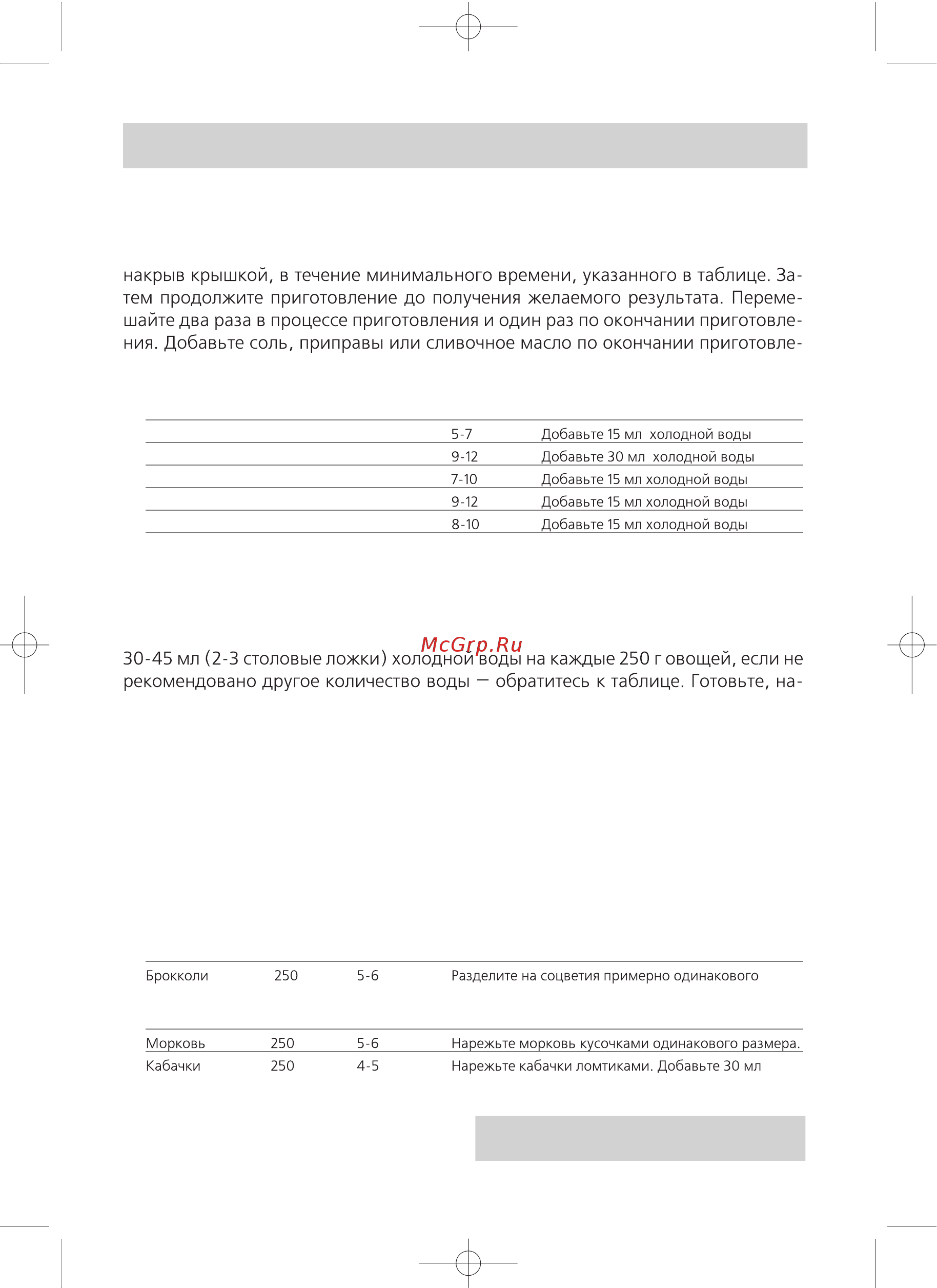 Rolsen MG-1770 MA [13/24] Руководство по приготовлению блюд