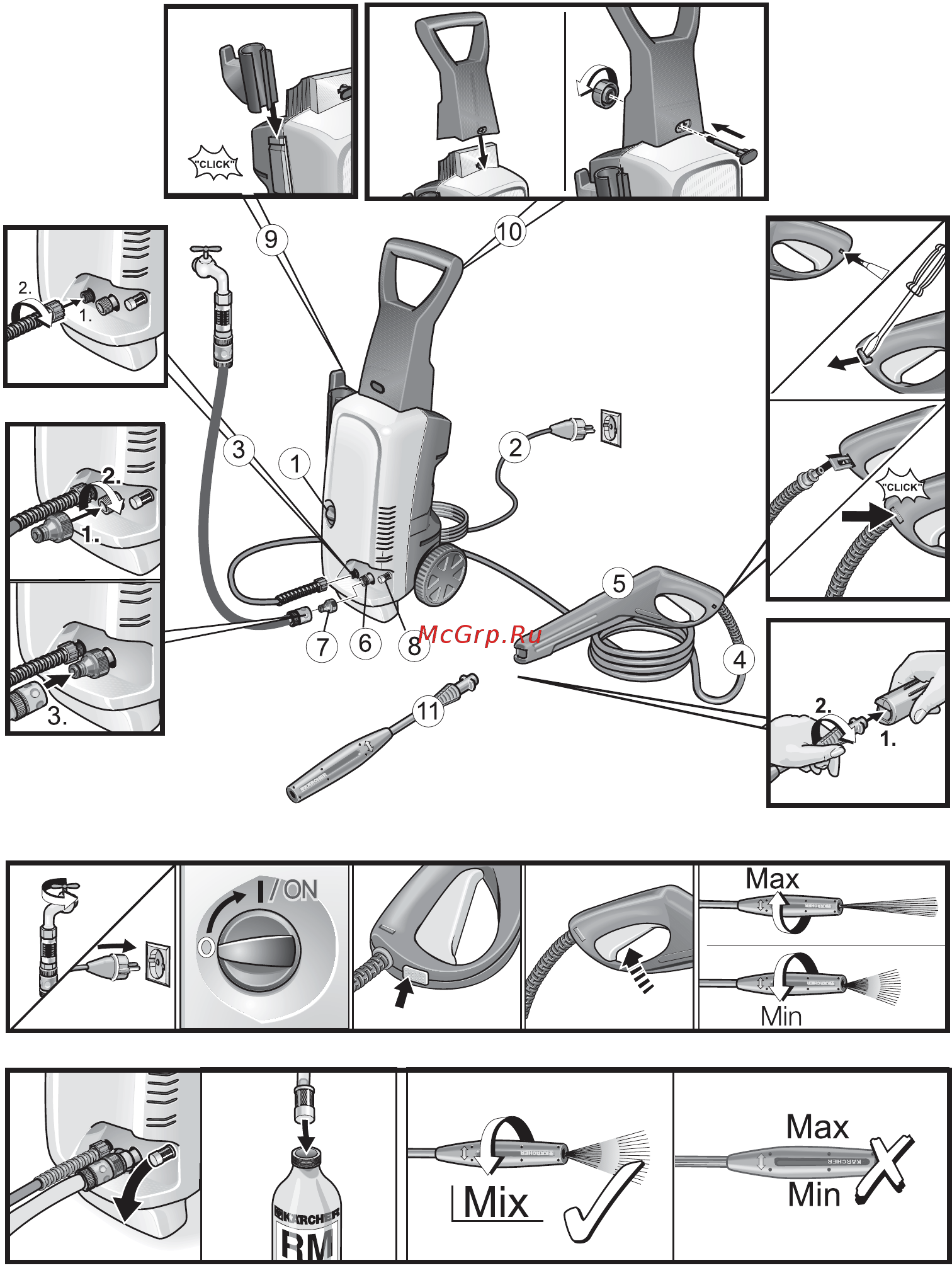 Karcher K3.97 M plus Инструкция по эксплуатации онлайн [2/11] 564404