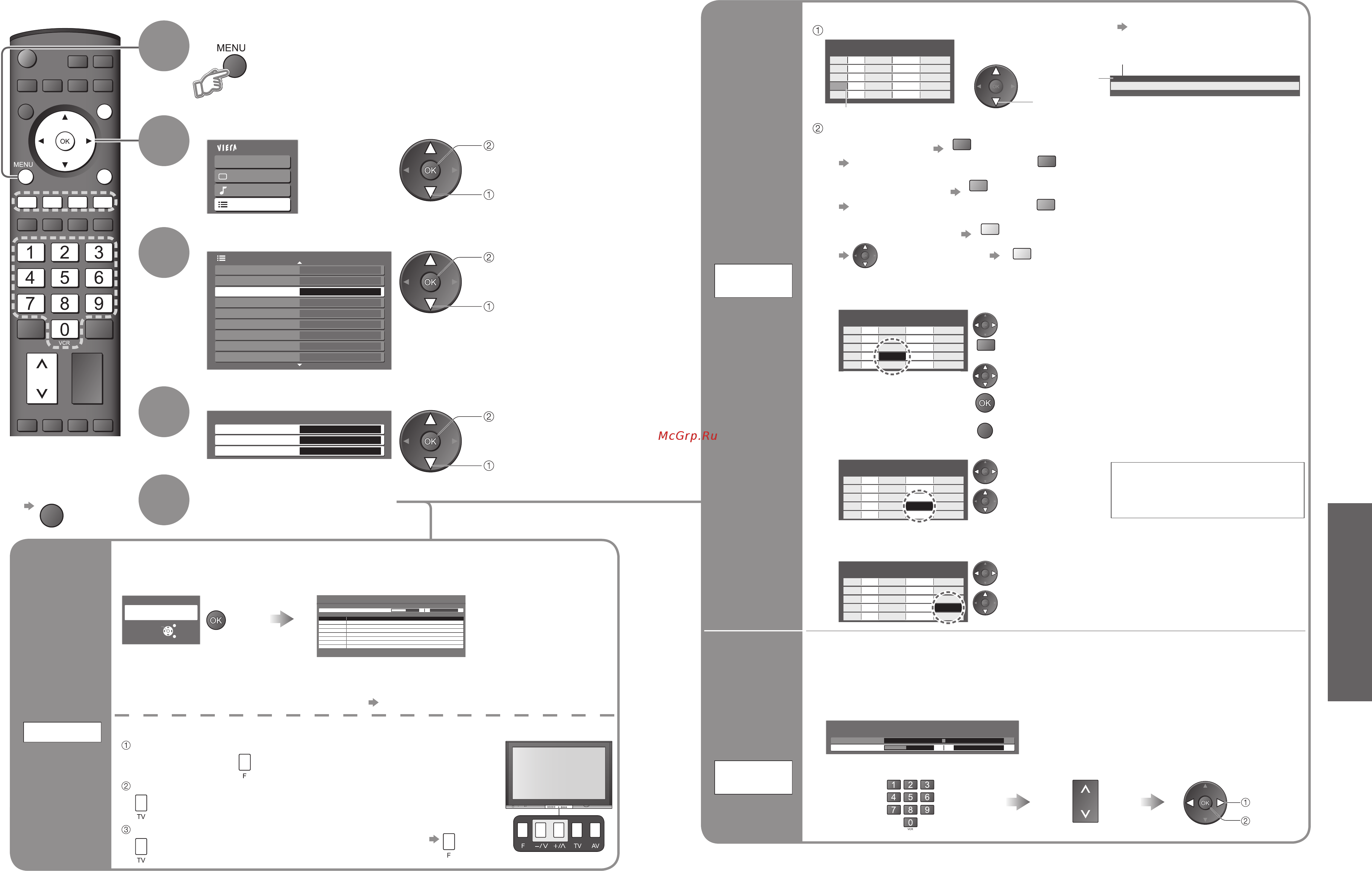 Panasonic TH-R42 PV700 [12/22] Ручная настройкa