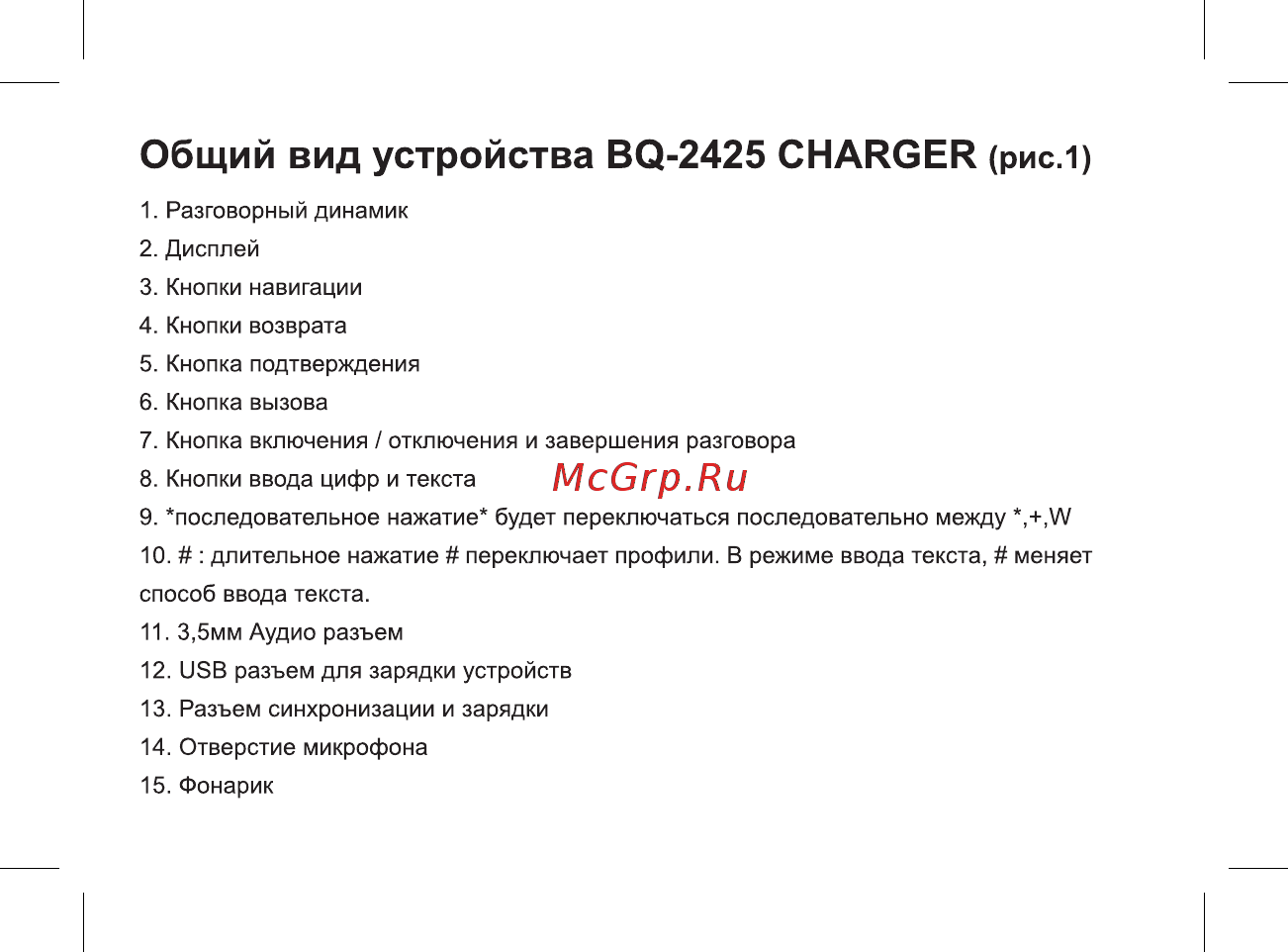 BQ mobile BQ-2425 Charger Dark Blue [14/49] Общий вид устройства bq 2425 charger