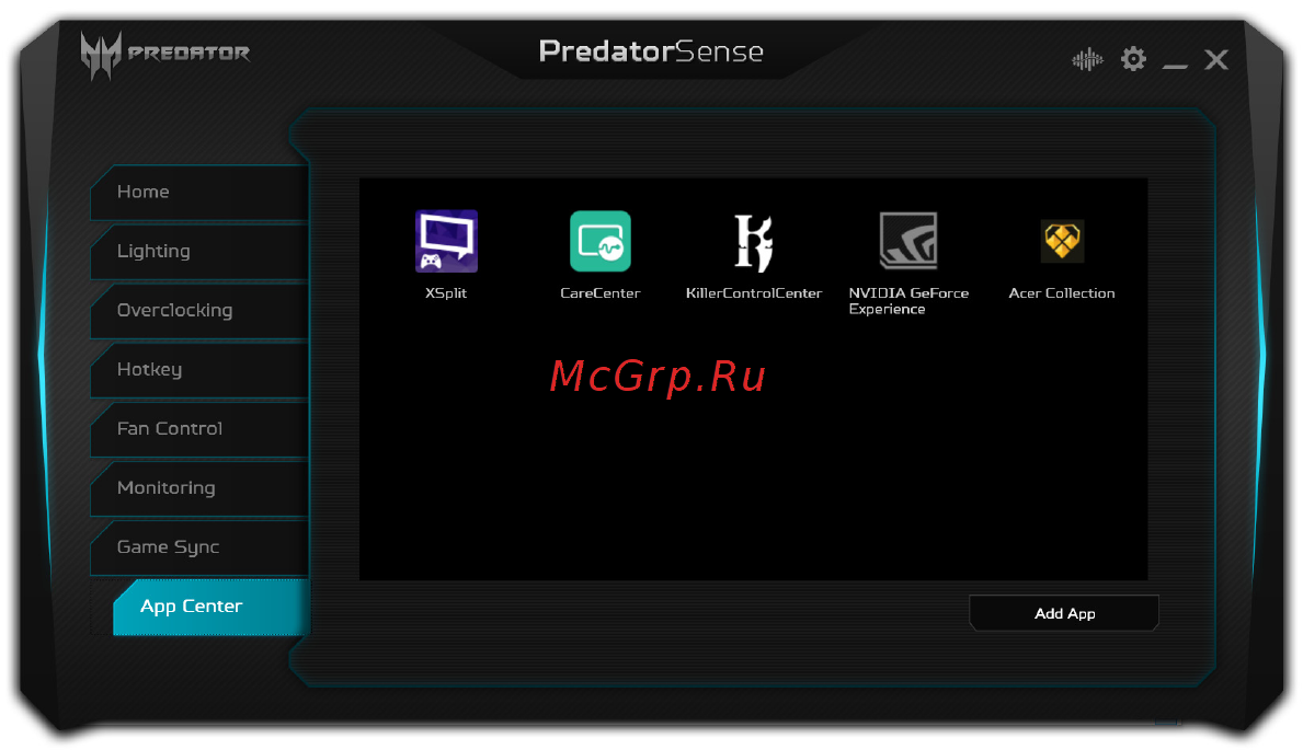 Acer Predator Helios 500 PH517-51-799P NH.Q3NER.008 [52/105] App center