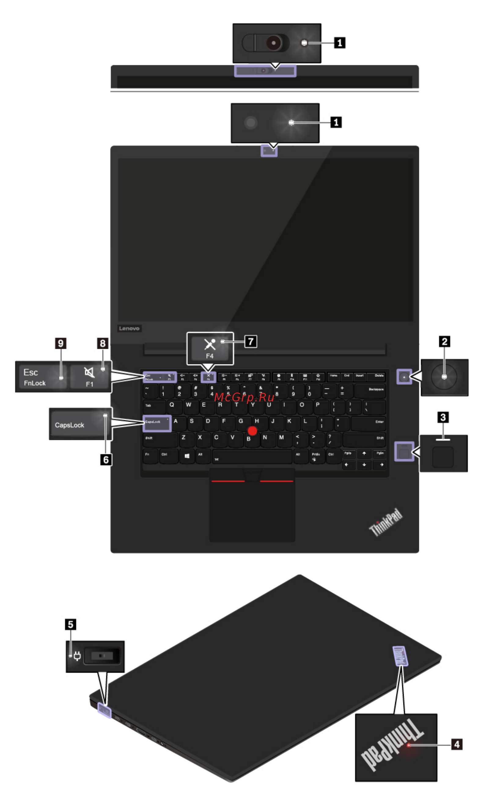Lenovo ThinkPad X1 Extreme (20MF000VRT) Инструкция по эксплуатации онлайн [12/154] 565090