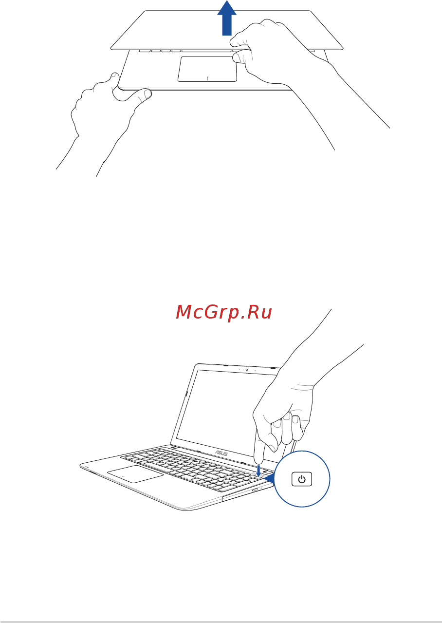 Asus X540LA-DM1255 [28/112] Откройте крышку