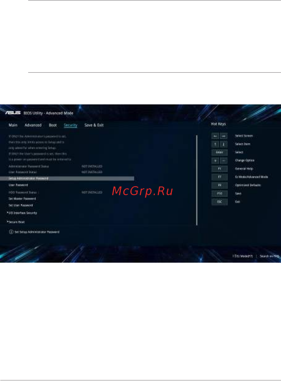 Asus X705MB-BX010T [75/114] Безопасность