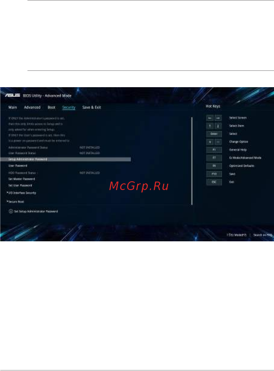 Asus X540MA-GQ064 [65/100] Безопасность