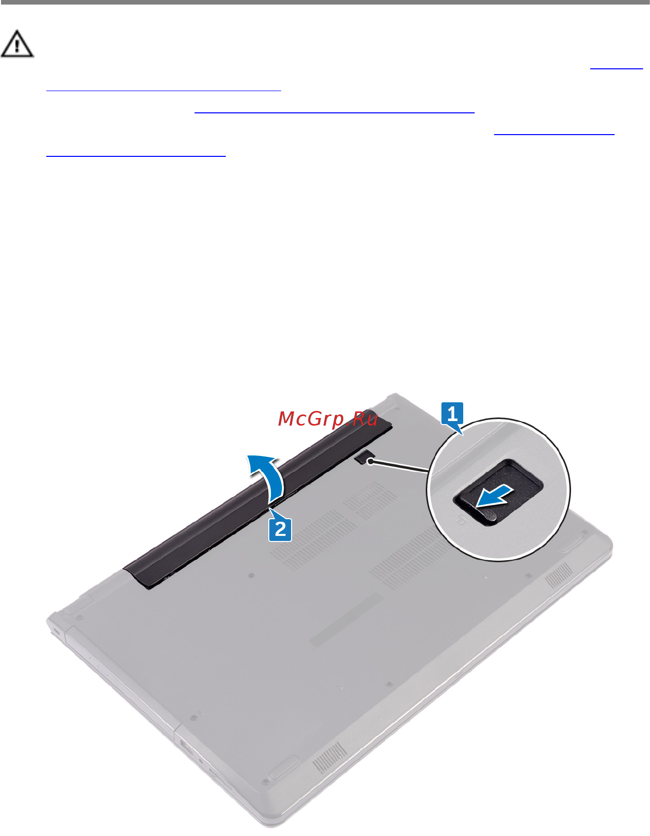 Dell Inspiron 3573-5468 [44/157] Removing the battery