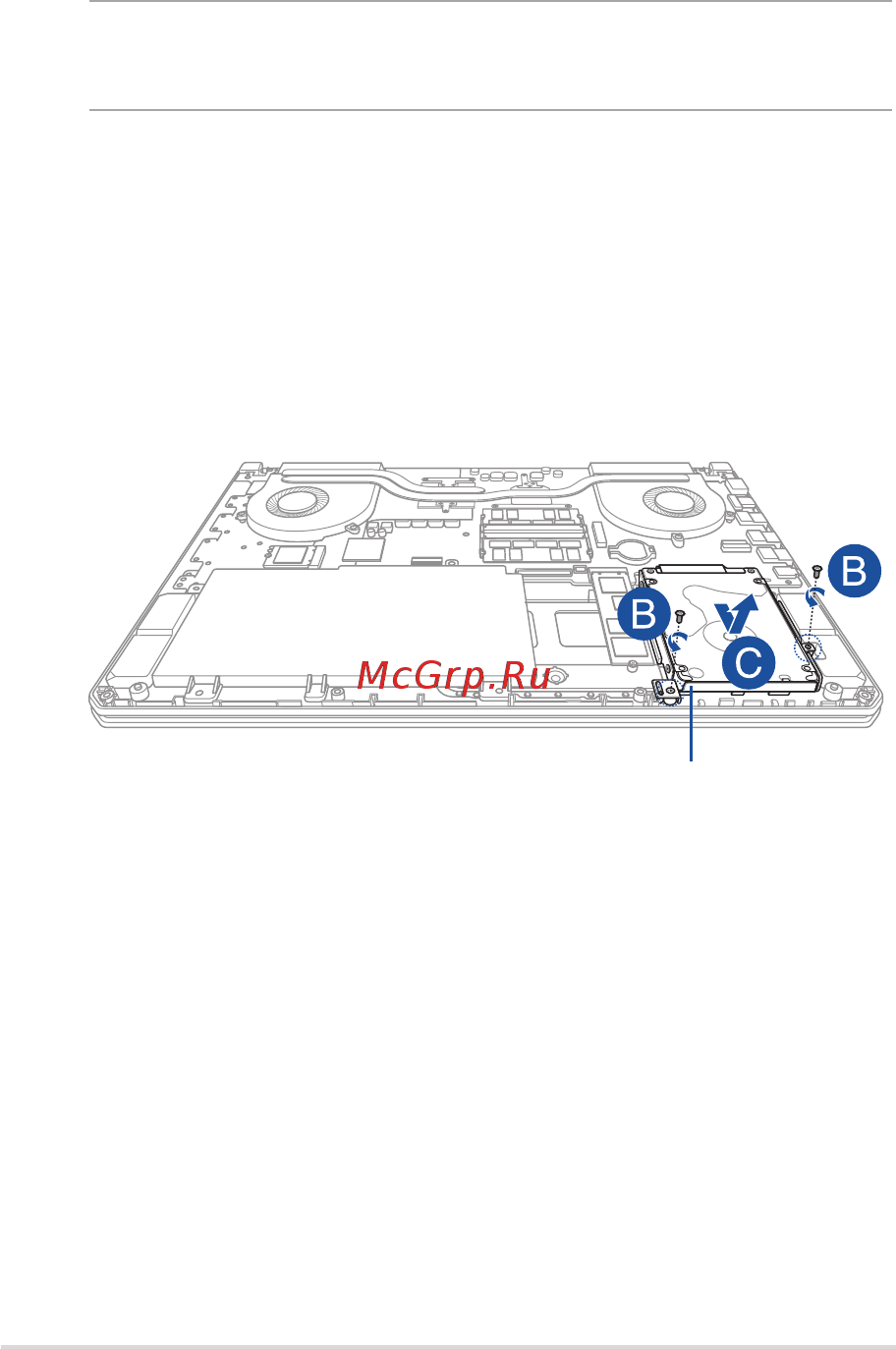 Asus TUF Gaming FX504GM-E4411 [81/114] A снимите крышку отсека