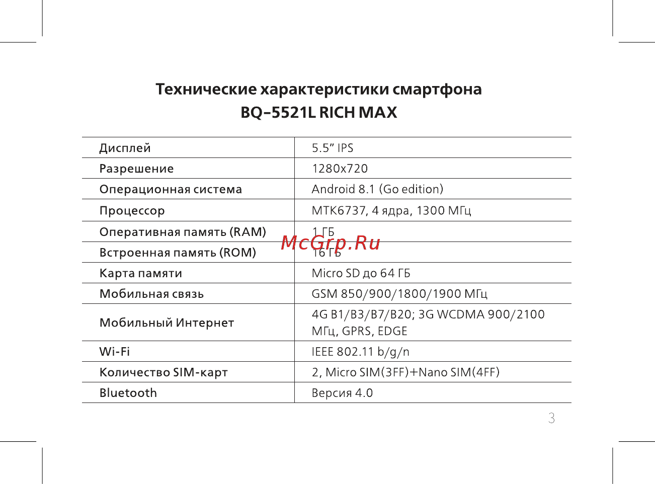 BQ mobile Rich Max Red (BQ-5521L) [5/60] Bq 5521lrich мах