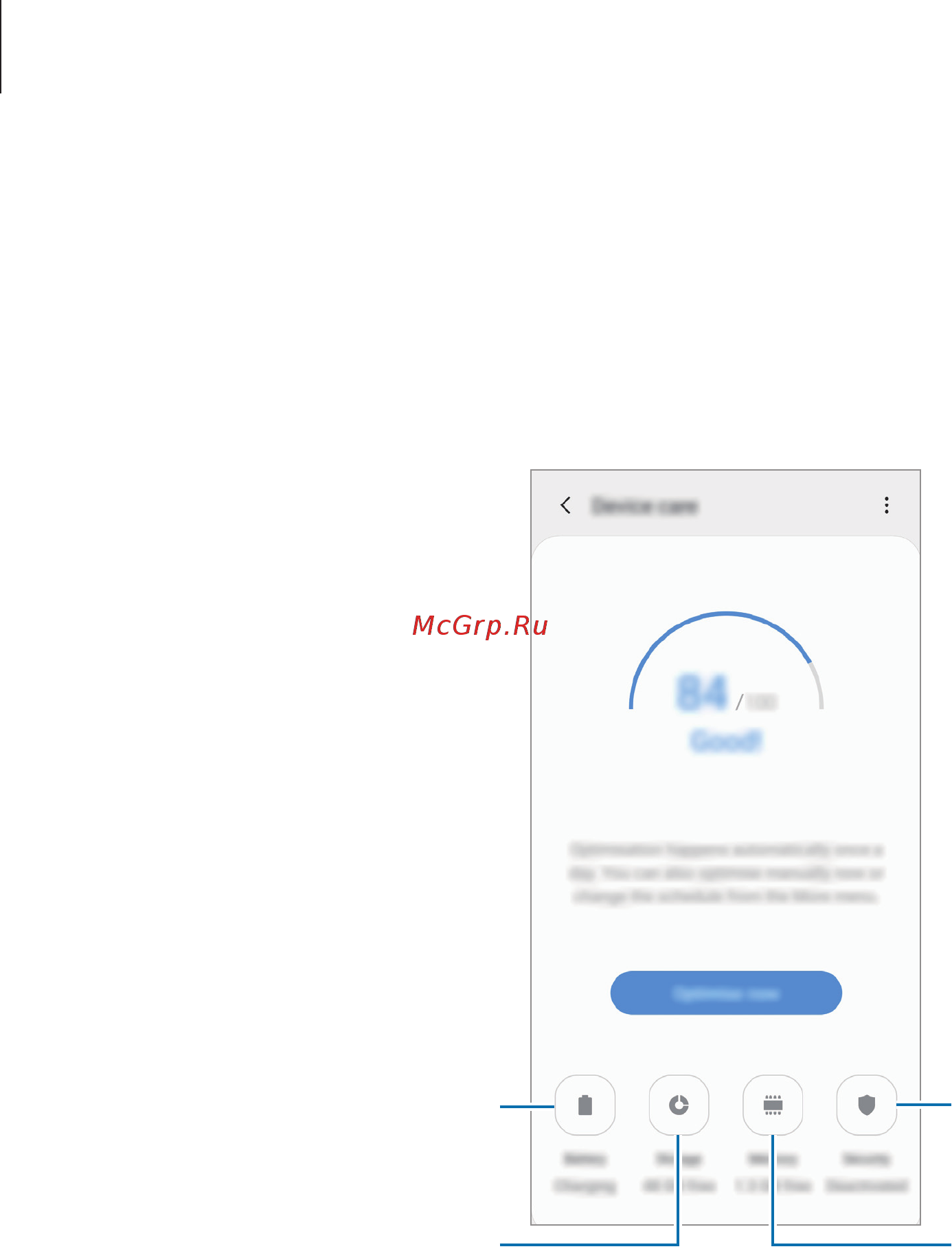 Samsung Galaxy A40 (2019) 64GB Blue (SM-A405FM/DS) [166/179] Обслуживание устройства