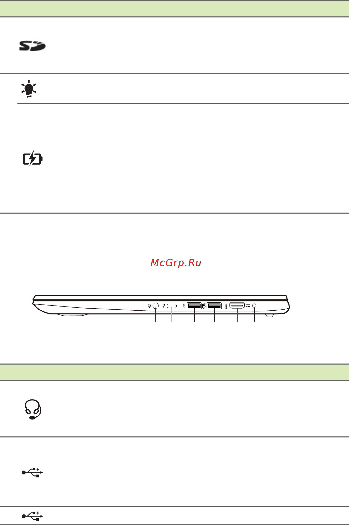 Acer Swift 3 SF315-52-50TG NX.GZBER.002 [13/89] 4 5 6 3 2