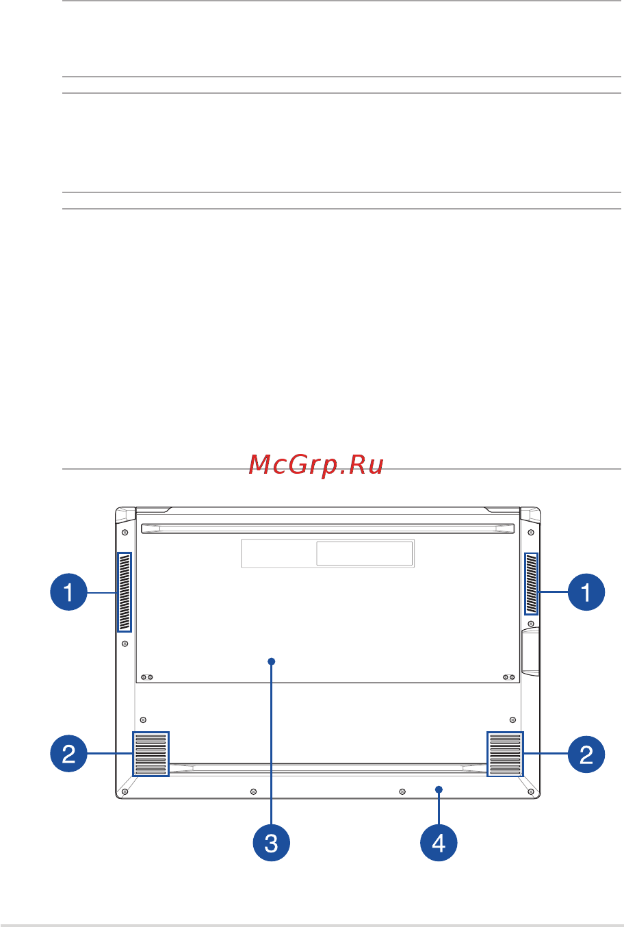 Asus ROG Zephyrus S GX502GW-AZ165T [19/106] Нижняя сторона