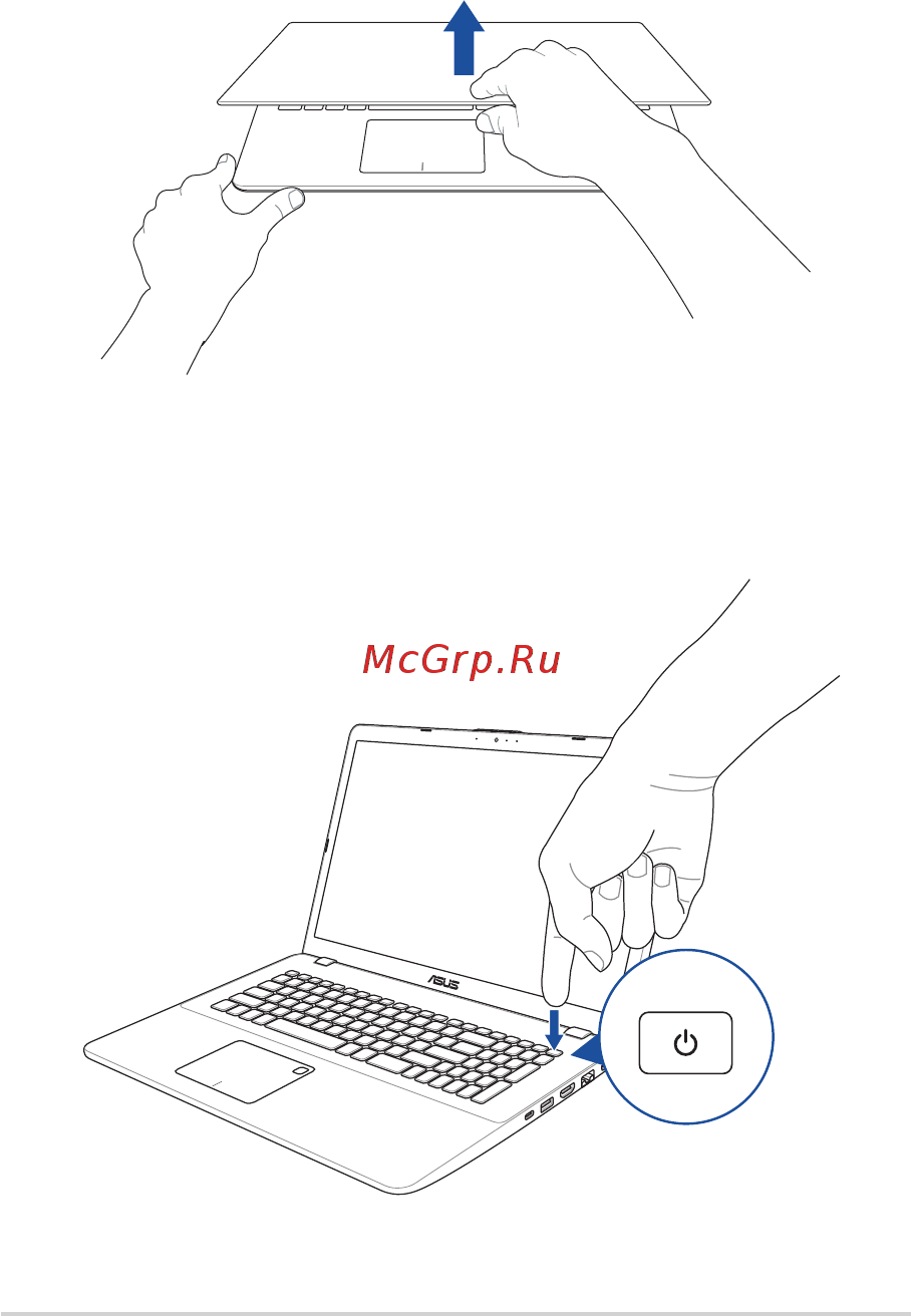 Asus ViVoBook 15 X505ZA-BQ037T [36/114] Откройте крышку