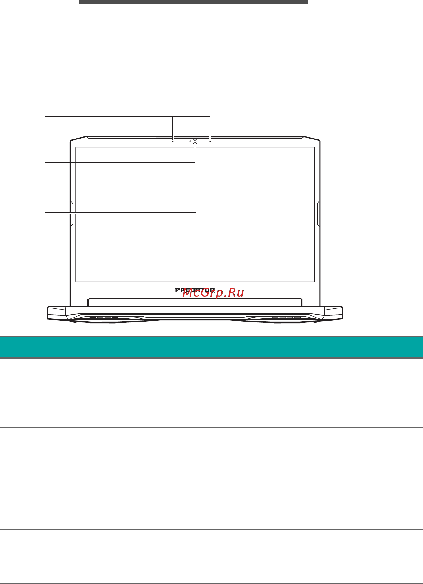 Acer Predator Helios 300 PH317-53-79X2 NH.Q5RER.010 [10/101] Знакомство с вашим ноутбуком predator