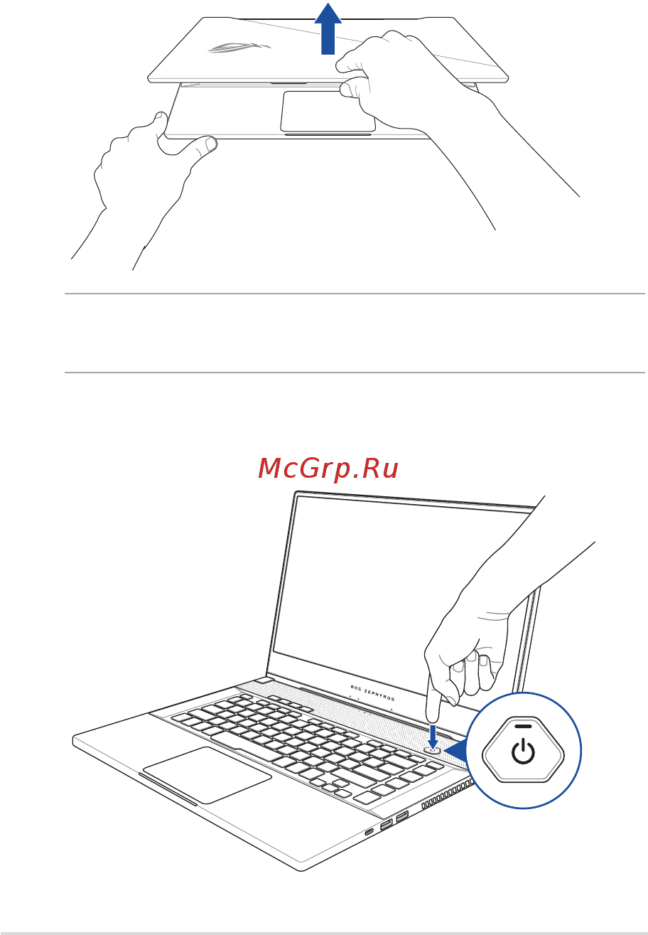 Asus ROG Zephyrus S GX502GW-ES086T [31/106] Откройте крышку