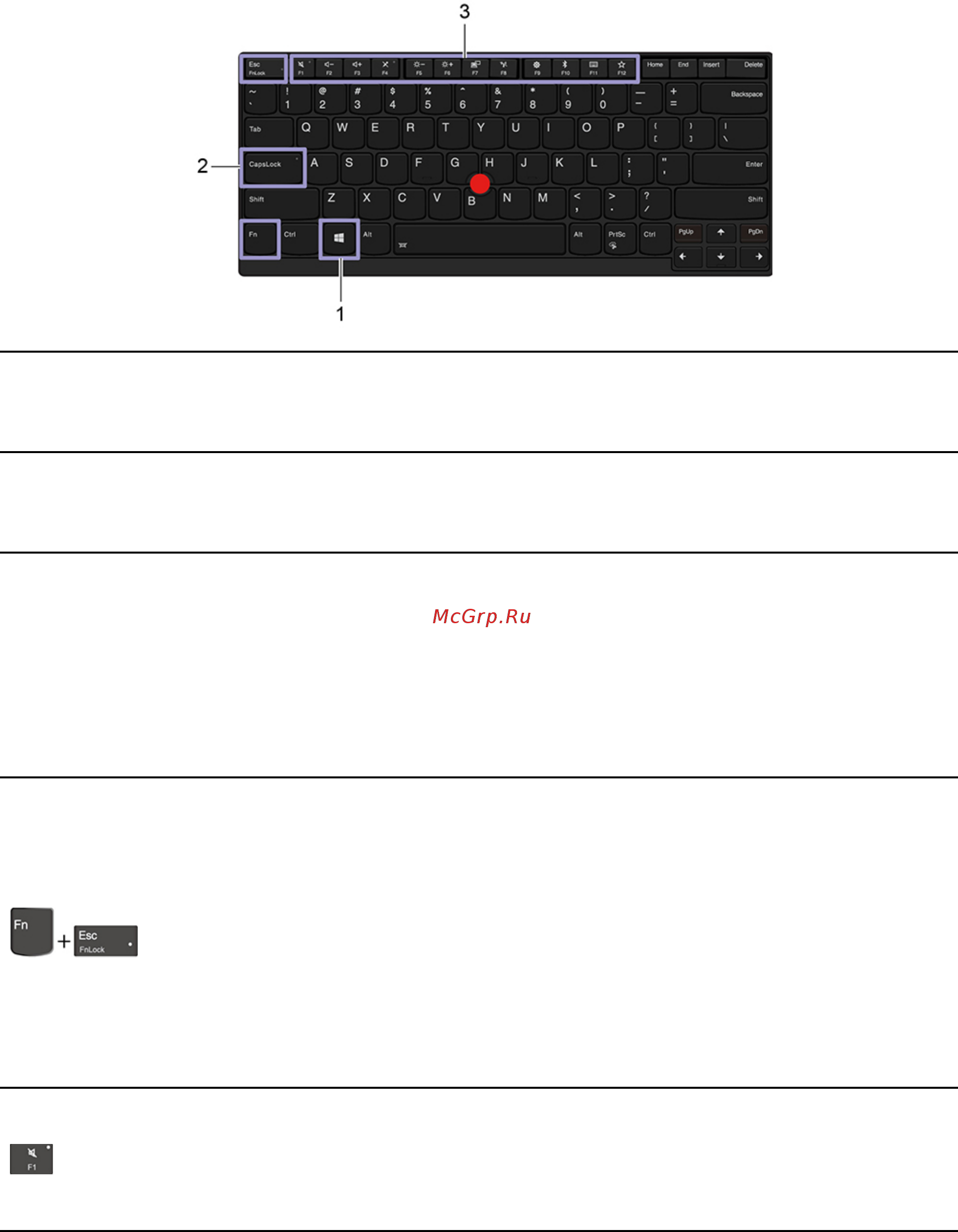 Lenovo ThinkPad E490 (20N8000SRT) [22/120] Специальные клавиши на клавиатуре повышают удобство и эффективность работы