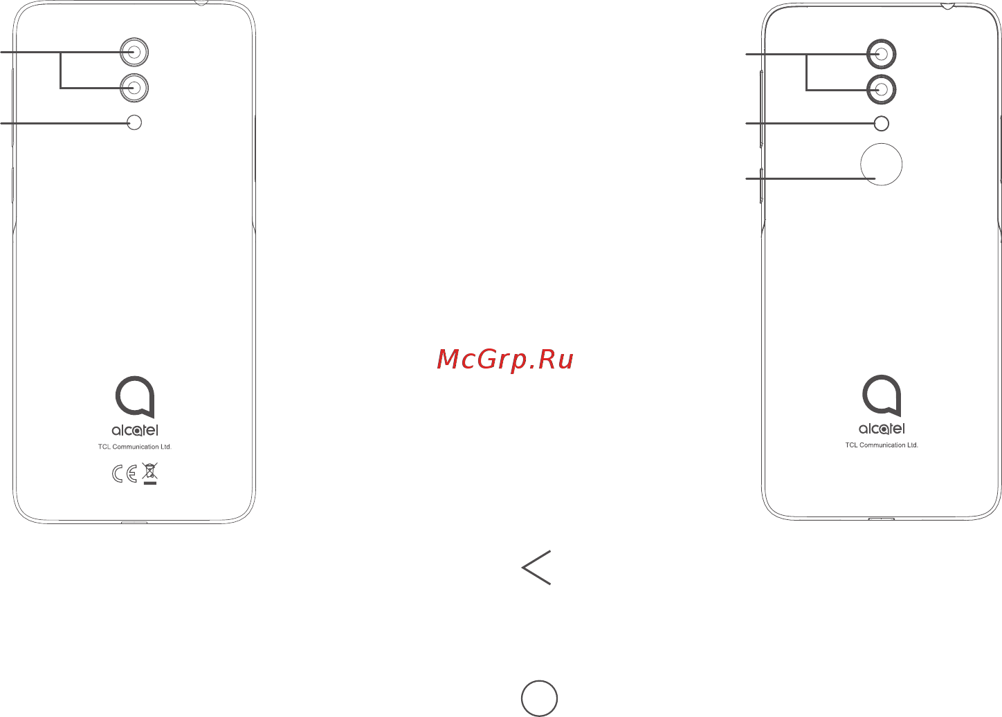 Alcatel 1X Black (5008Y) [15/59] Или закрыть диалоговое окно меню панель уведомлений и т д