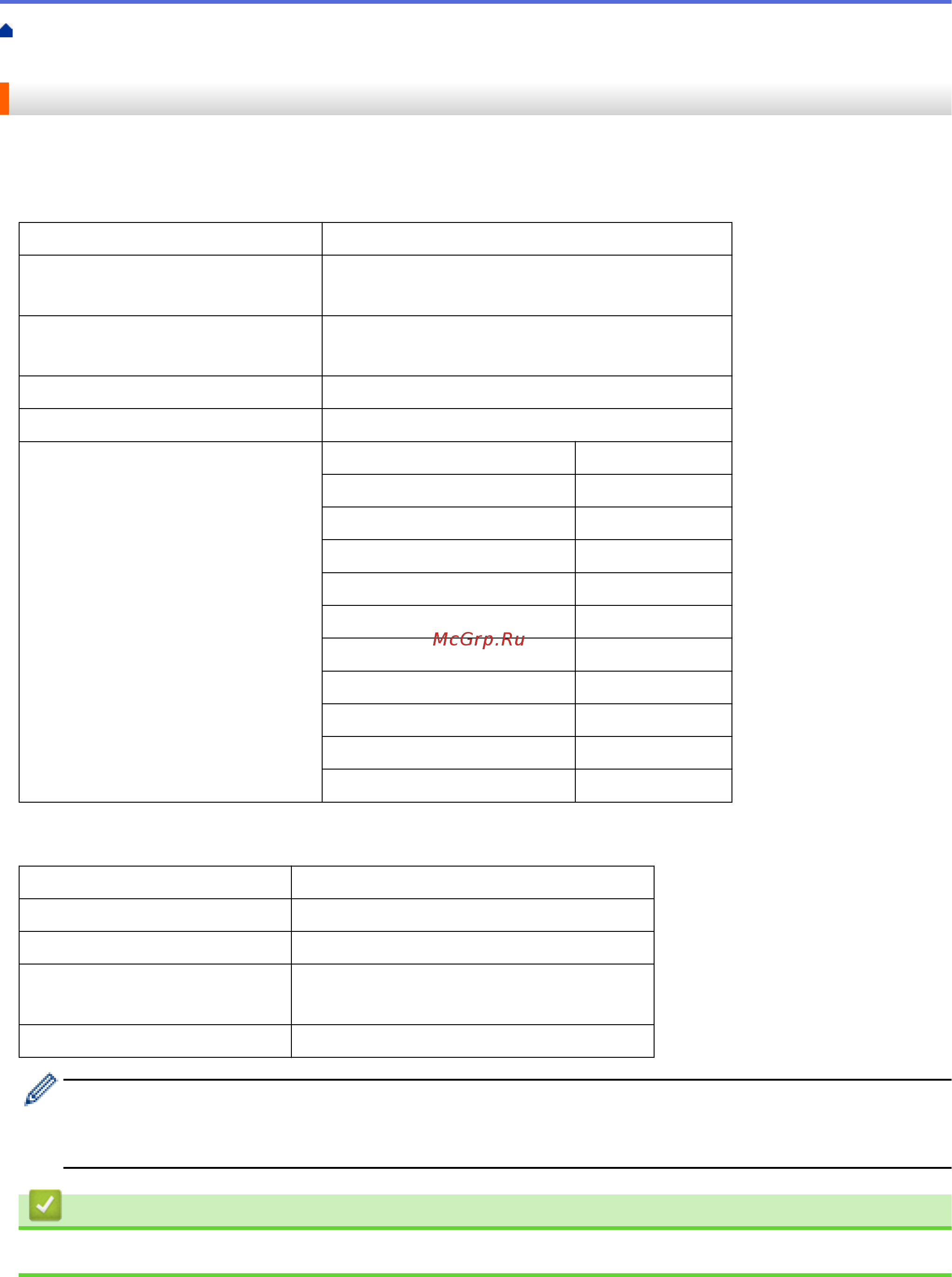 Brother ADS-1700W (ADS1700WTC1) [21/223] Характеристики документов