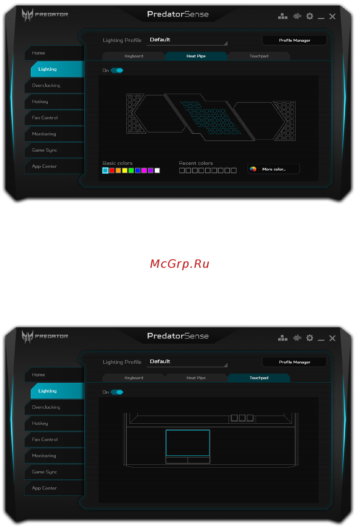 Acer Helios 700 PH717-71-94SA (NH.Q4YER.005) [51/113] Подсветка тепловая трубка