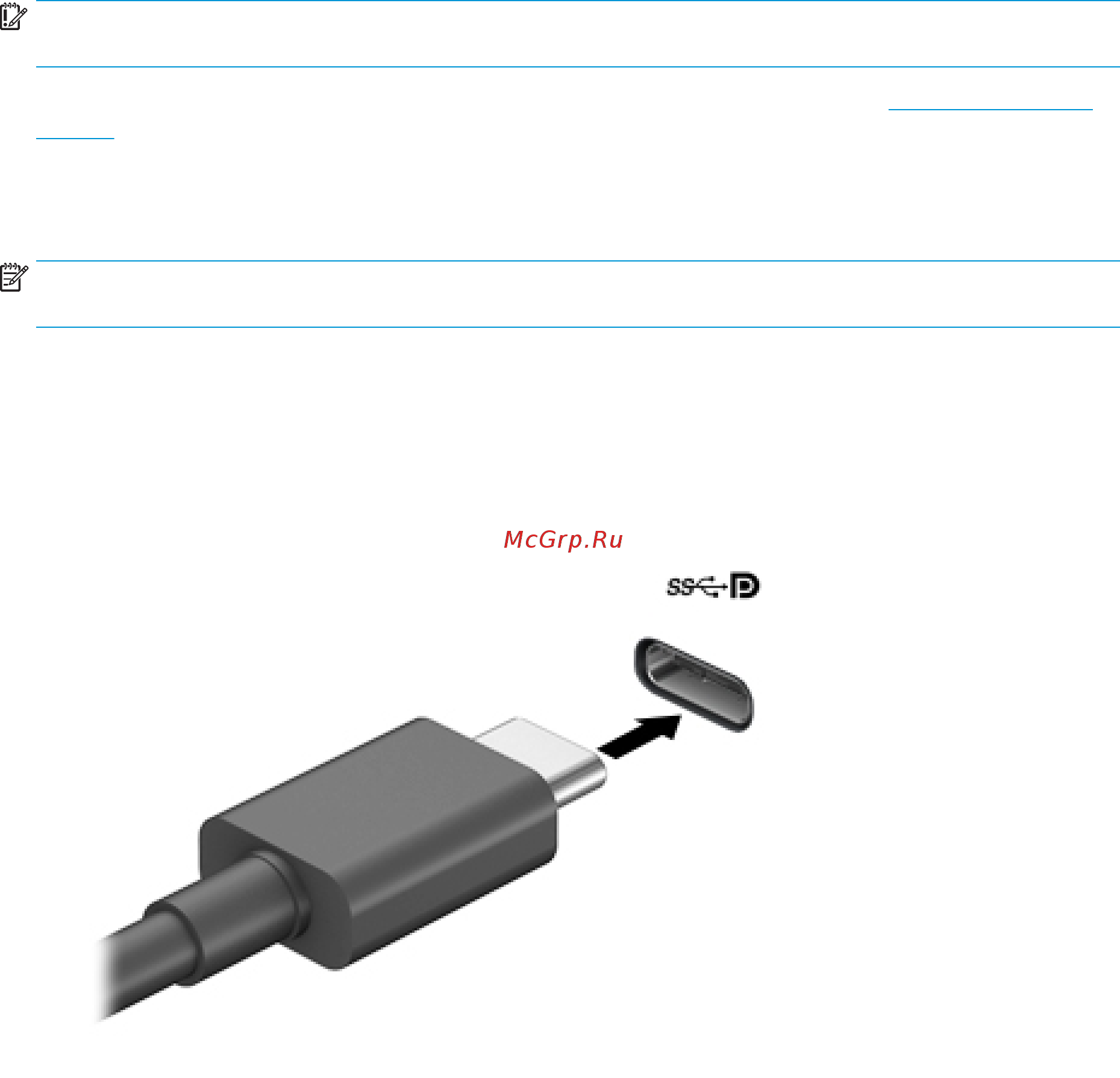 HP Envy 13-aq1009ur 8RU71EA [35/84] Подключение устройства displayport с использованием кабеля usb type c только на некоторых моделях