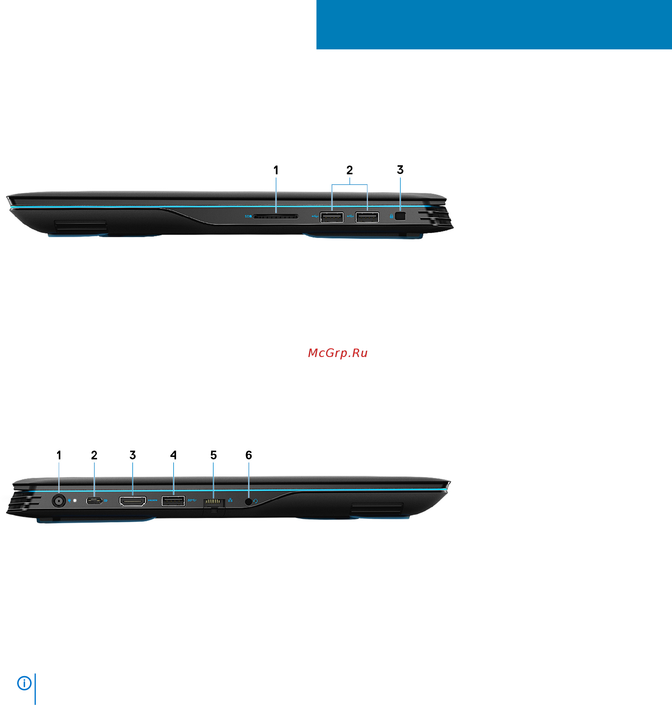 Dell G315-6473 [6/25] Вид слева
