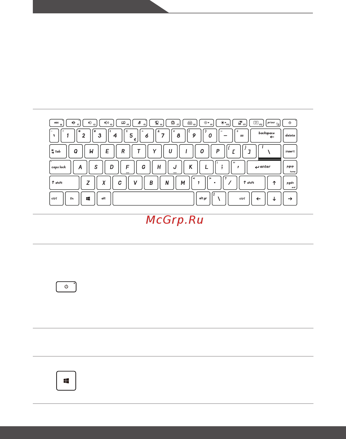 MSI Modern 15 A10RB-016RU [22/68] Использование клавиатуры