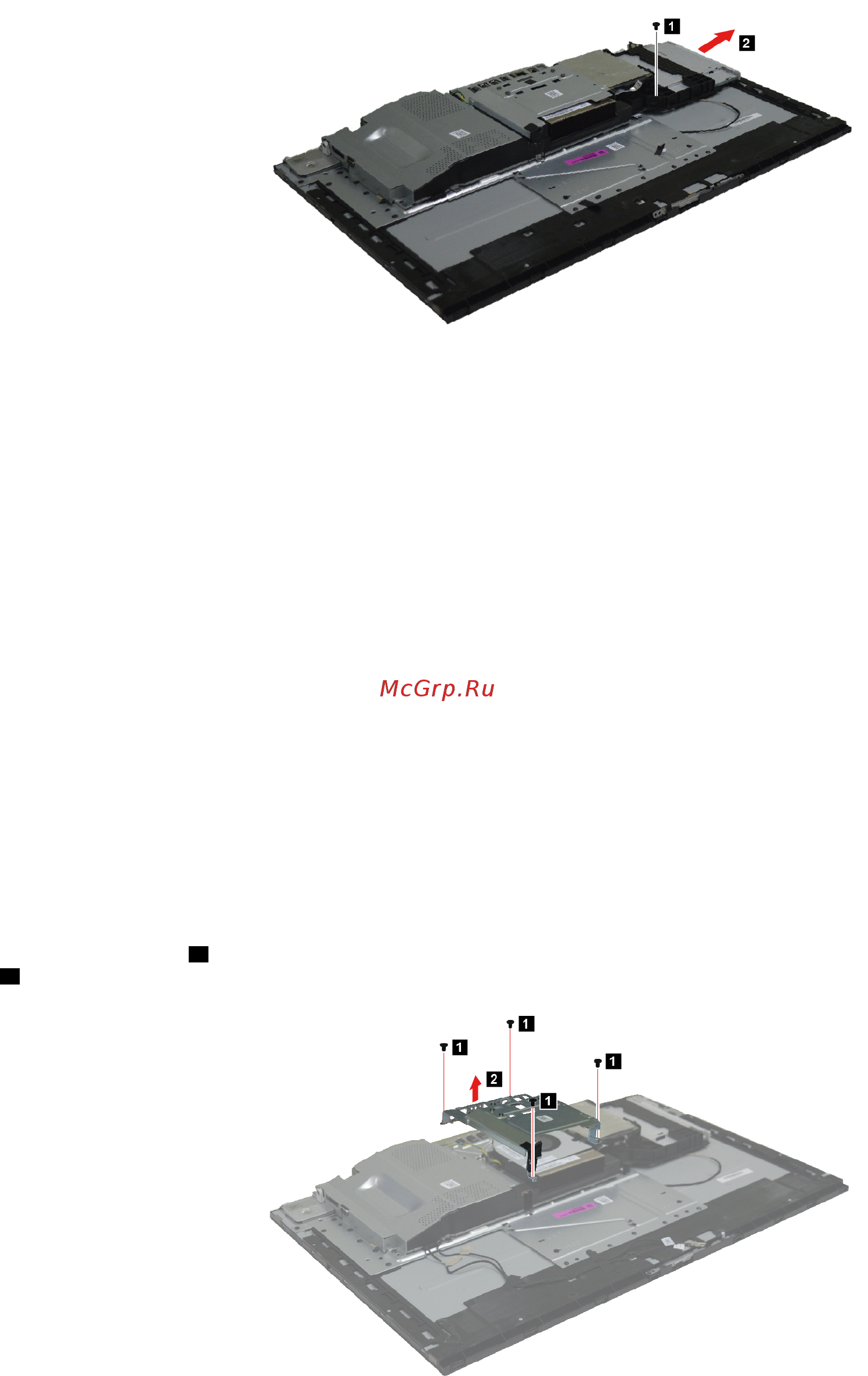 Lenovo IdeaCentre AIO540-24ICB (F0EL001PRK) [38/57] Replacing the middle frame