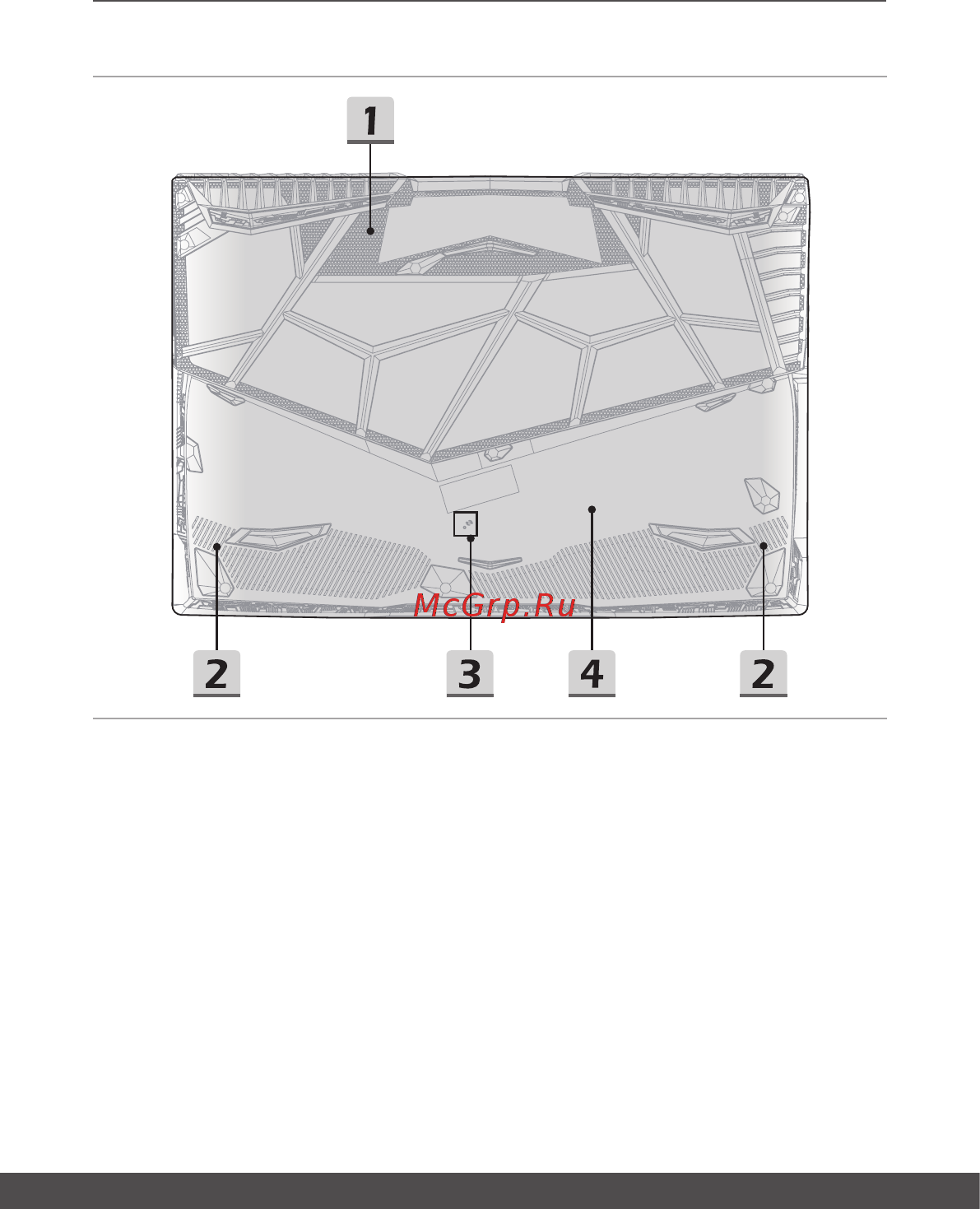 MSI Alpha 15 A3DDK-005RU [21/64] Вид снизу
