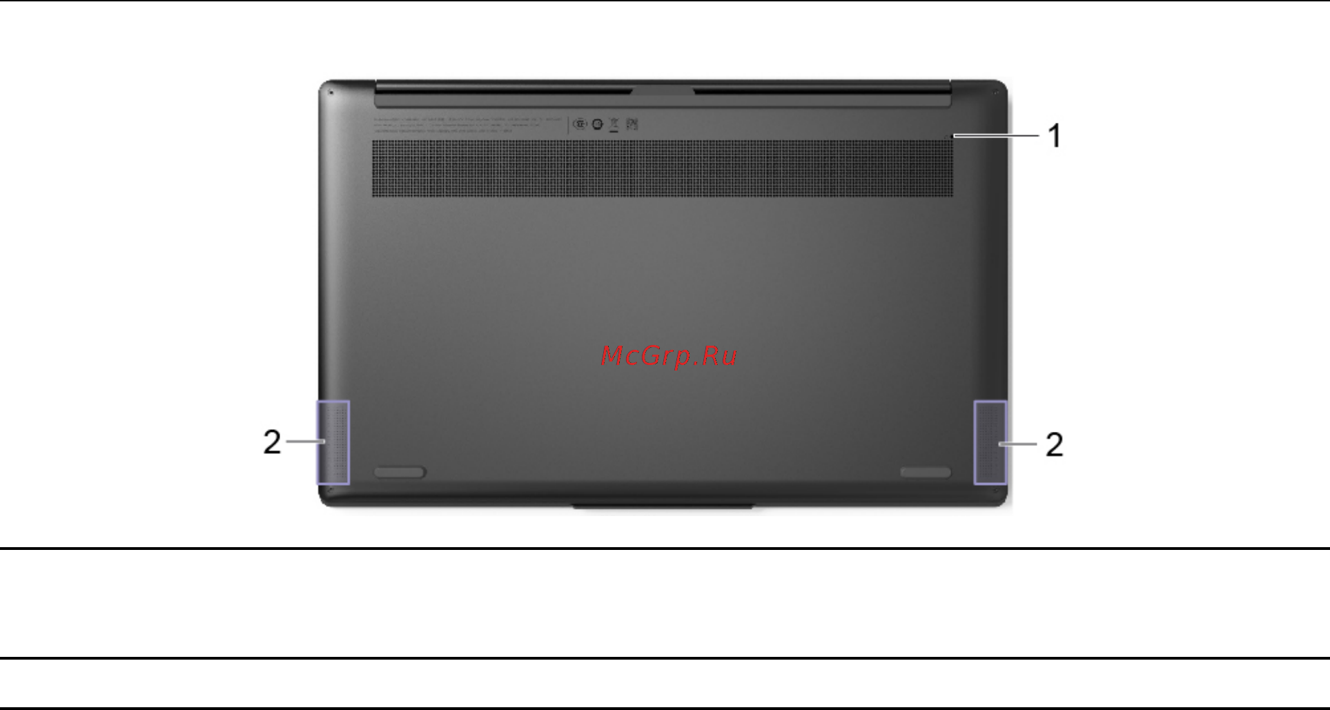 Lenovo Yoga S940-14IIL (81Q80034RU) [11/76] Вид снизу