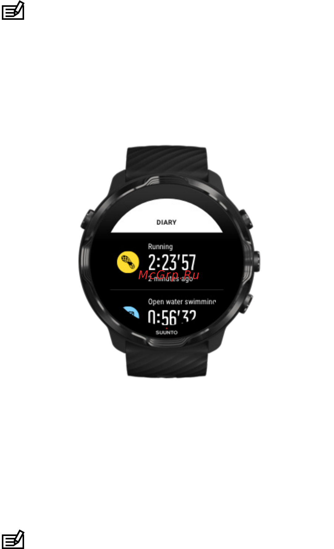 Suunto 7 Black Lime (SS050379000) [115/176] Удобный доступ к журналу тренировок с часов