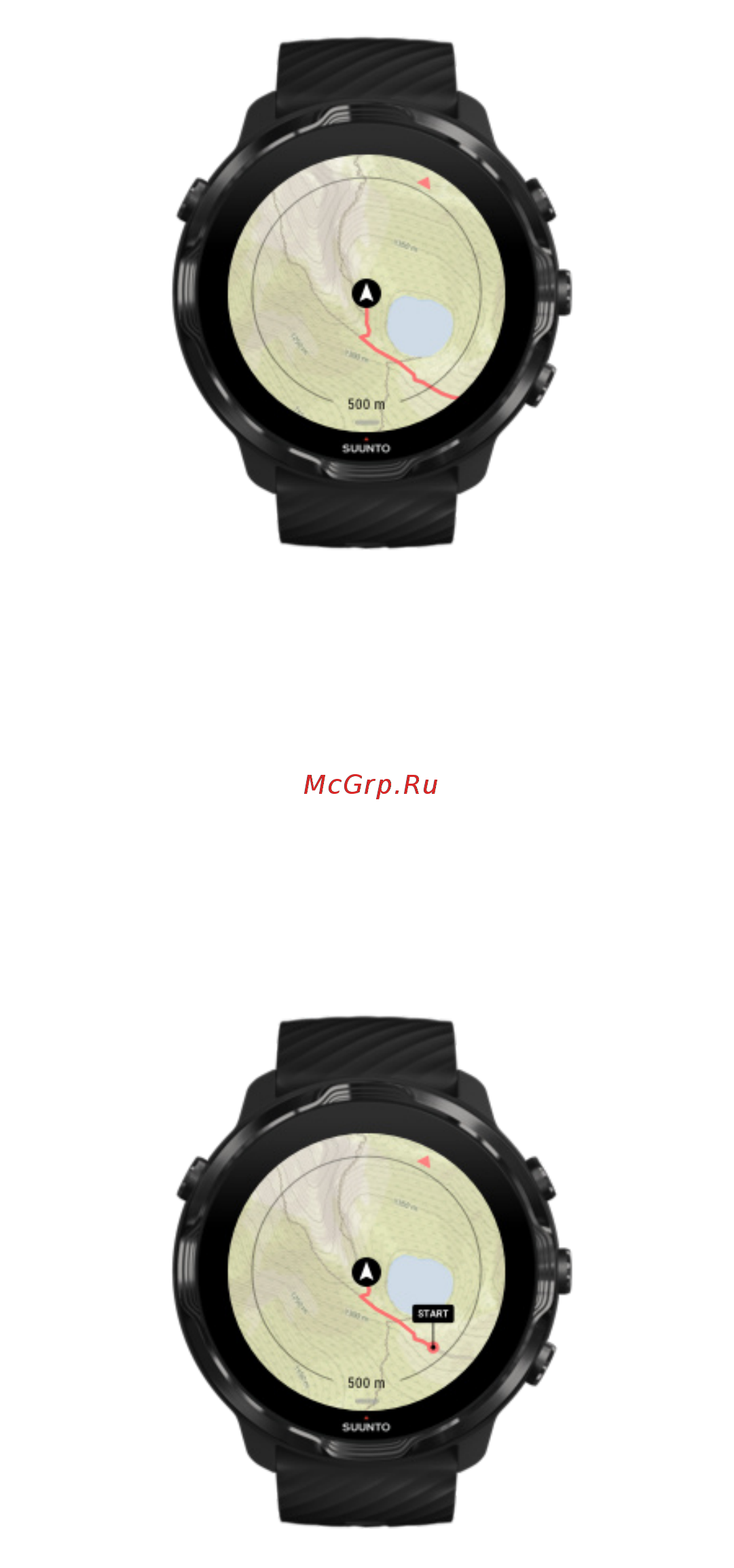 Suunto 7 Black Lime (SS050379000) [125/176] Просмотр маршрута на карте