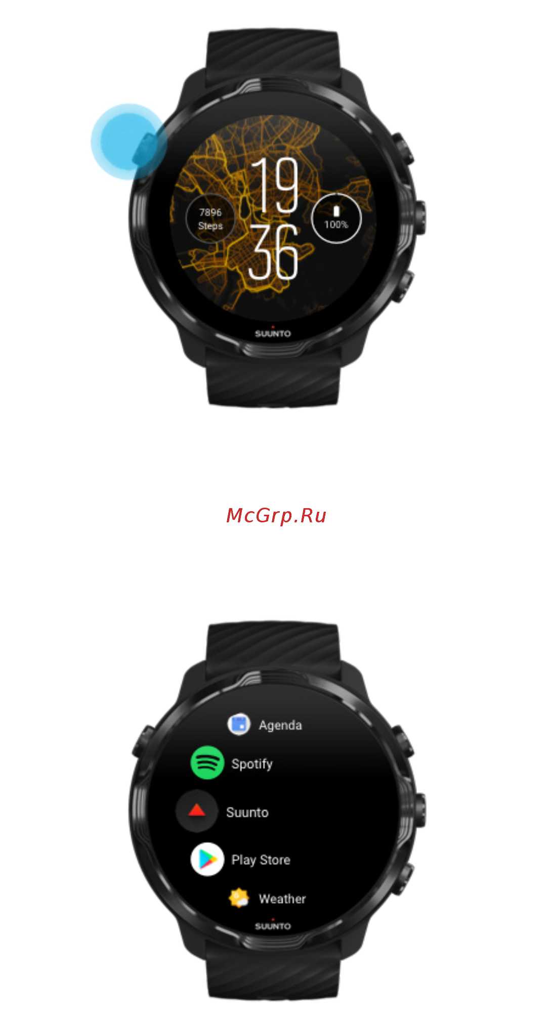 Suunto 7 Black Lime (SS050379000) [46/176] Открытие приложений на часах