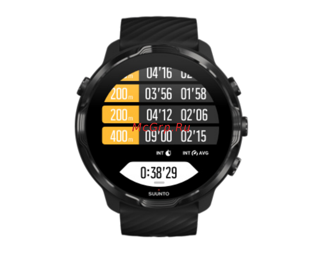 Suunto 7 Black Lime (SS050379000) [84/176] Контроль пульса в ходе тренировки