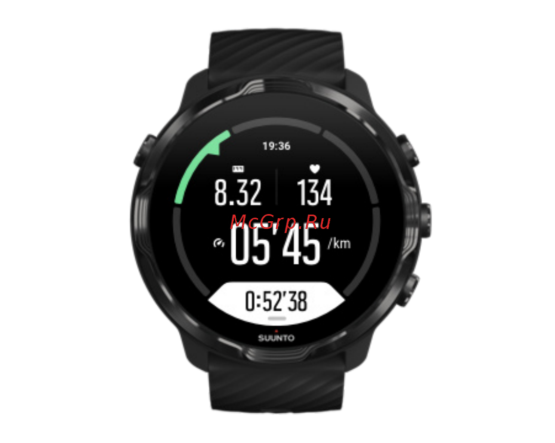 Suunto 7 Black Lime (SS050379000) [87/176] Зона 2 средняя нагрузка
