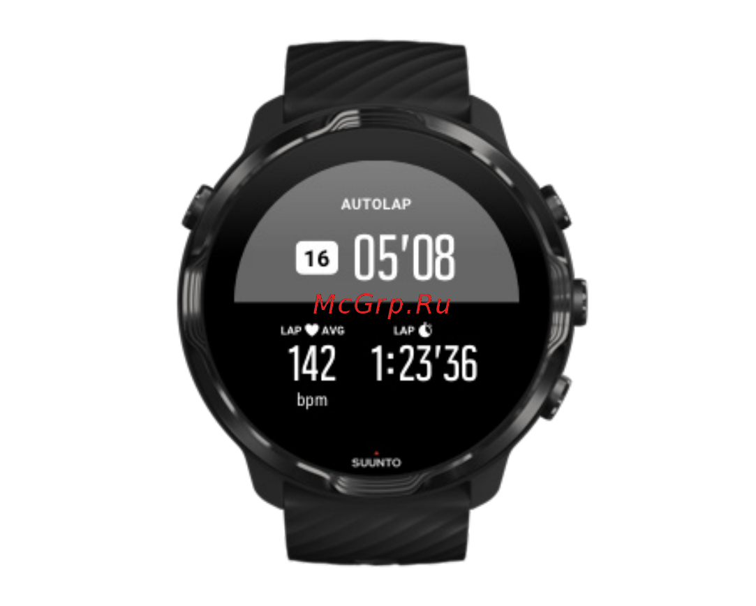 Suunto 7 Black Lime (SS050379000) [90/176] Отслеживание достижений с помощью этапов