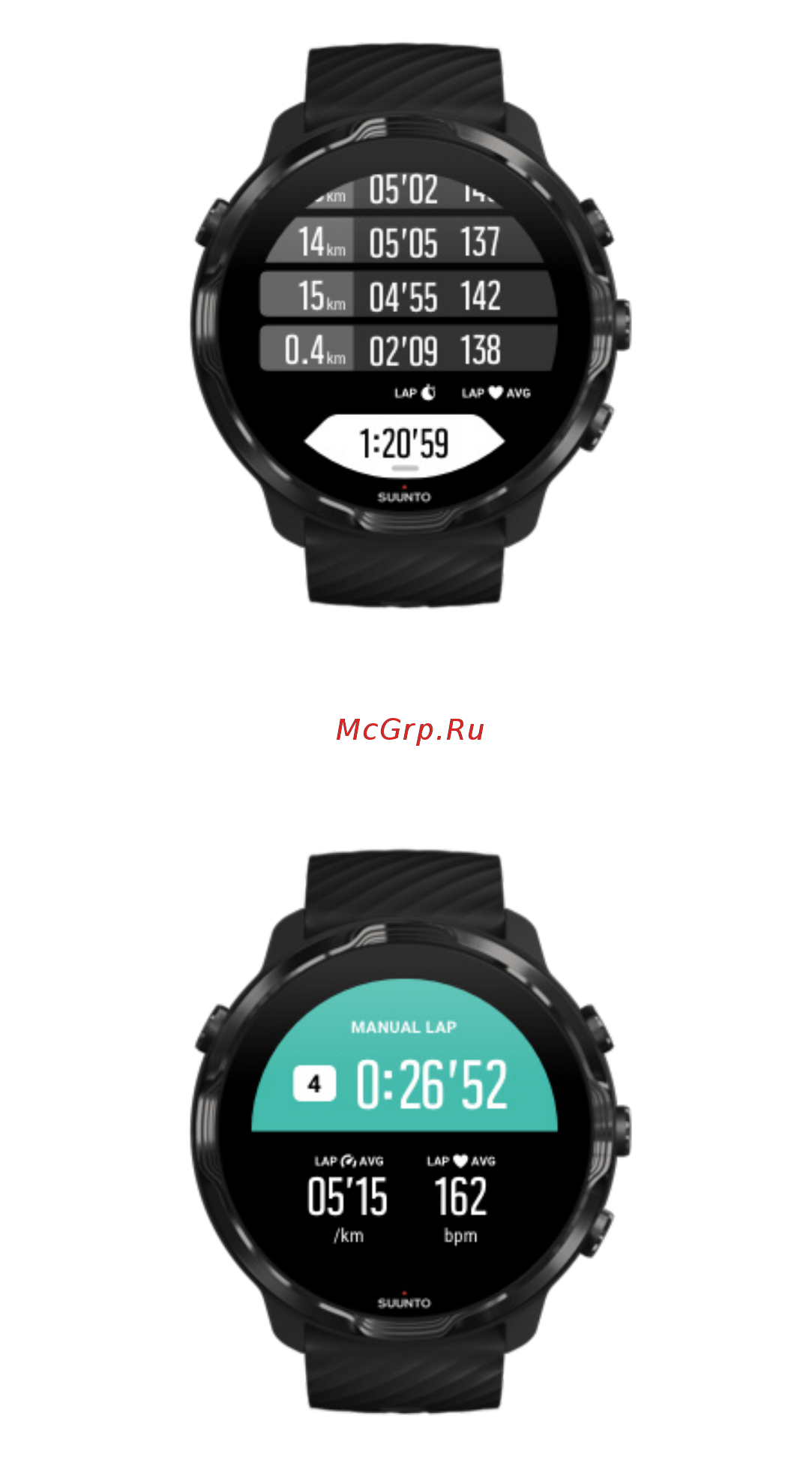 Suunto 7 Black Lime (SS050379000) [91/176] Ручное добавление этапа в ходе тренировки