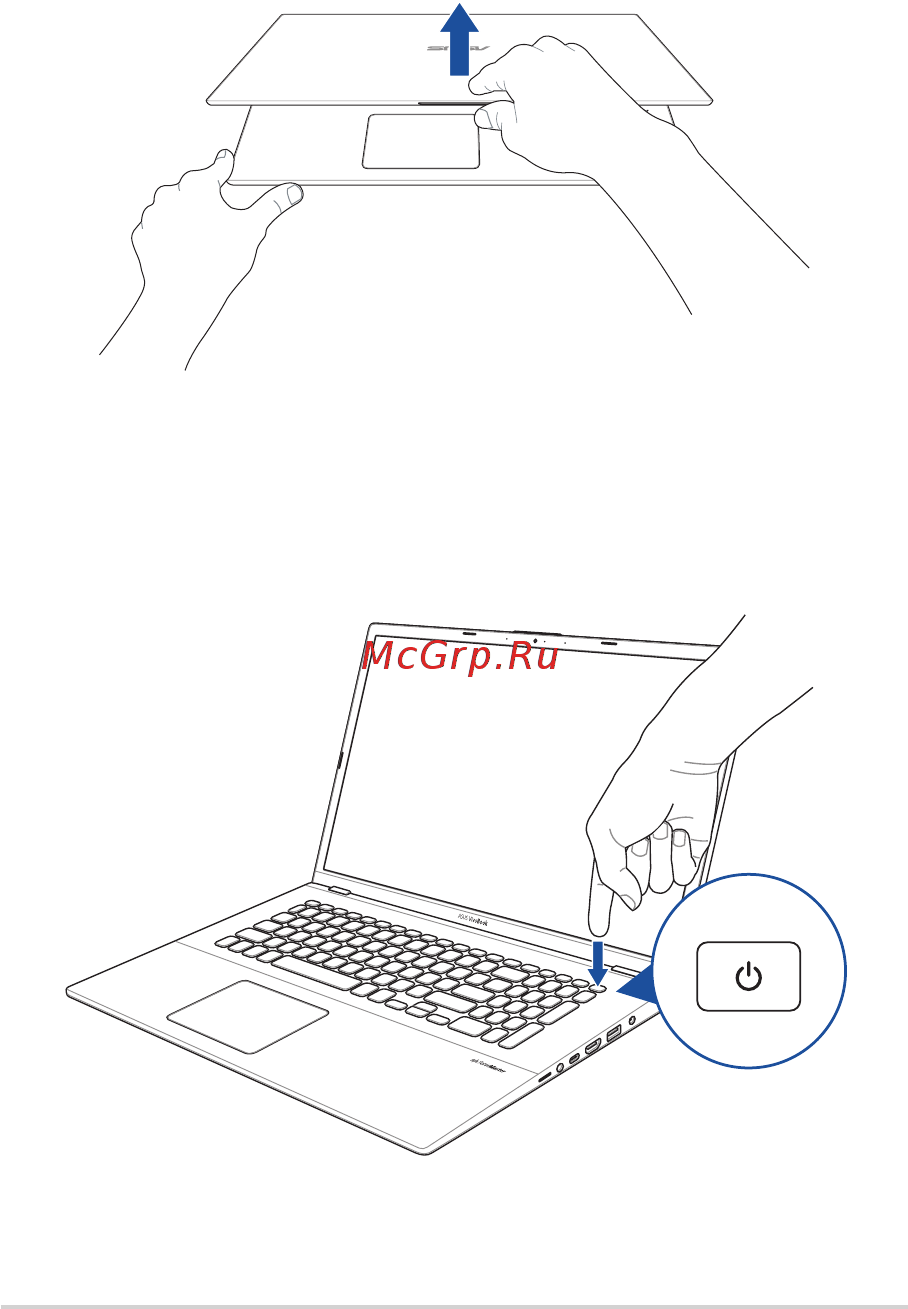 Asus X712DA-BX085 [28/101] Откройте крышку