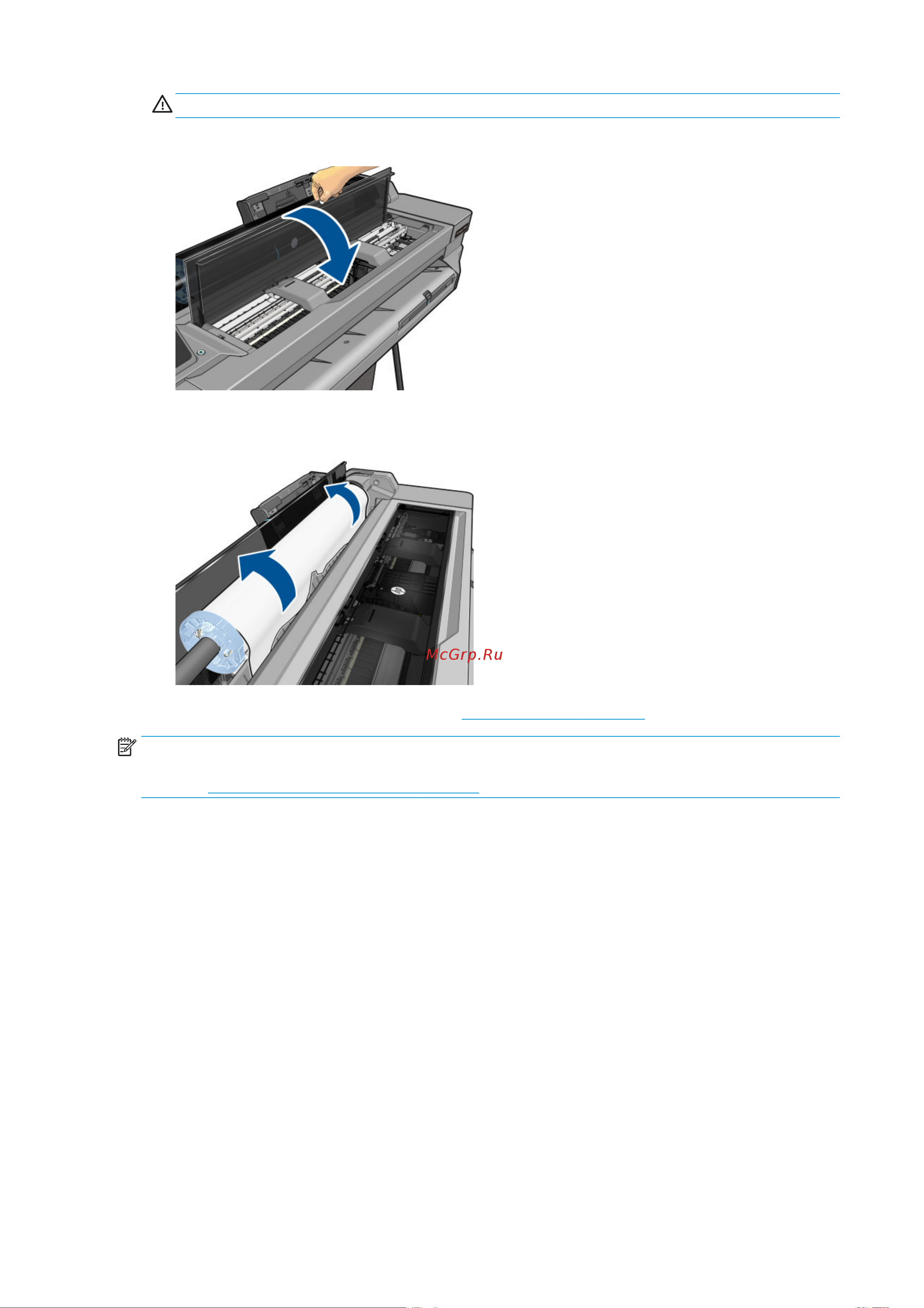 HP Designjet T125 (5ZY57A) [98/144] Замятие в многолистовом лотке